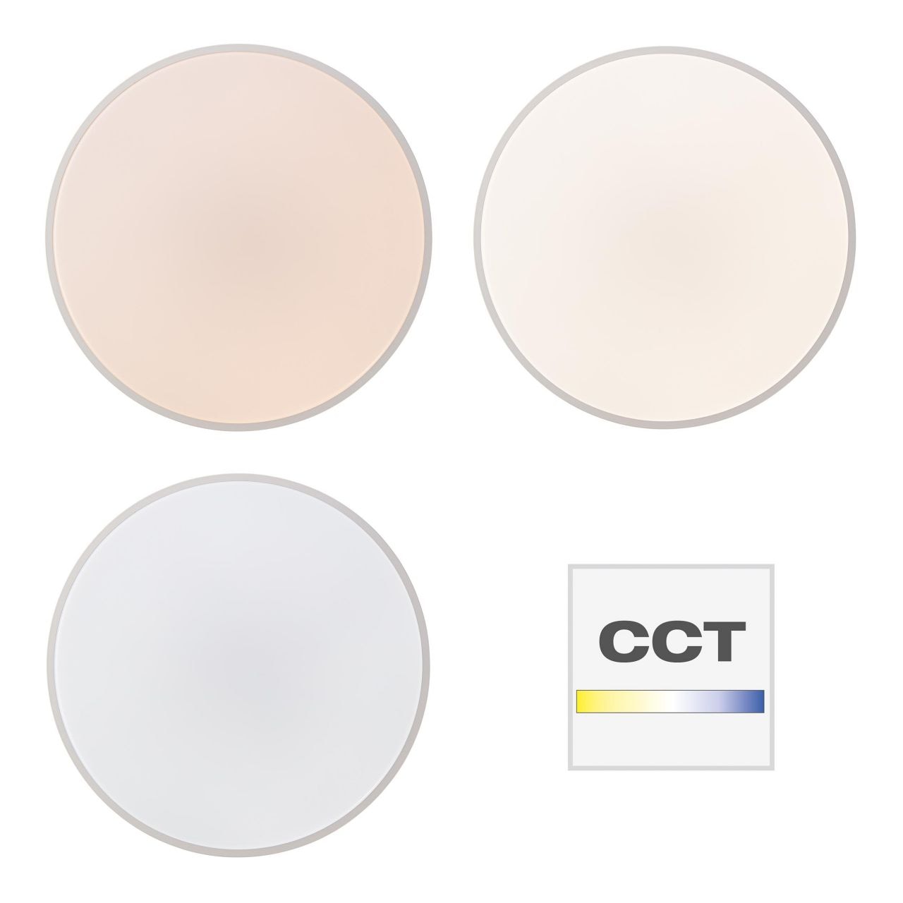 Brilliant Deckenleuchte »Slimline« LED-Modul 1 Stk. Tageslichtweiß LED 49cm sand/weiß