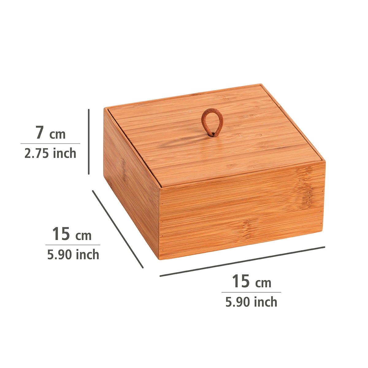 WENKO Aufbewahrungsbox »Terra«, (1 St.), mit Deckel, mit praktischer Schlaufe