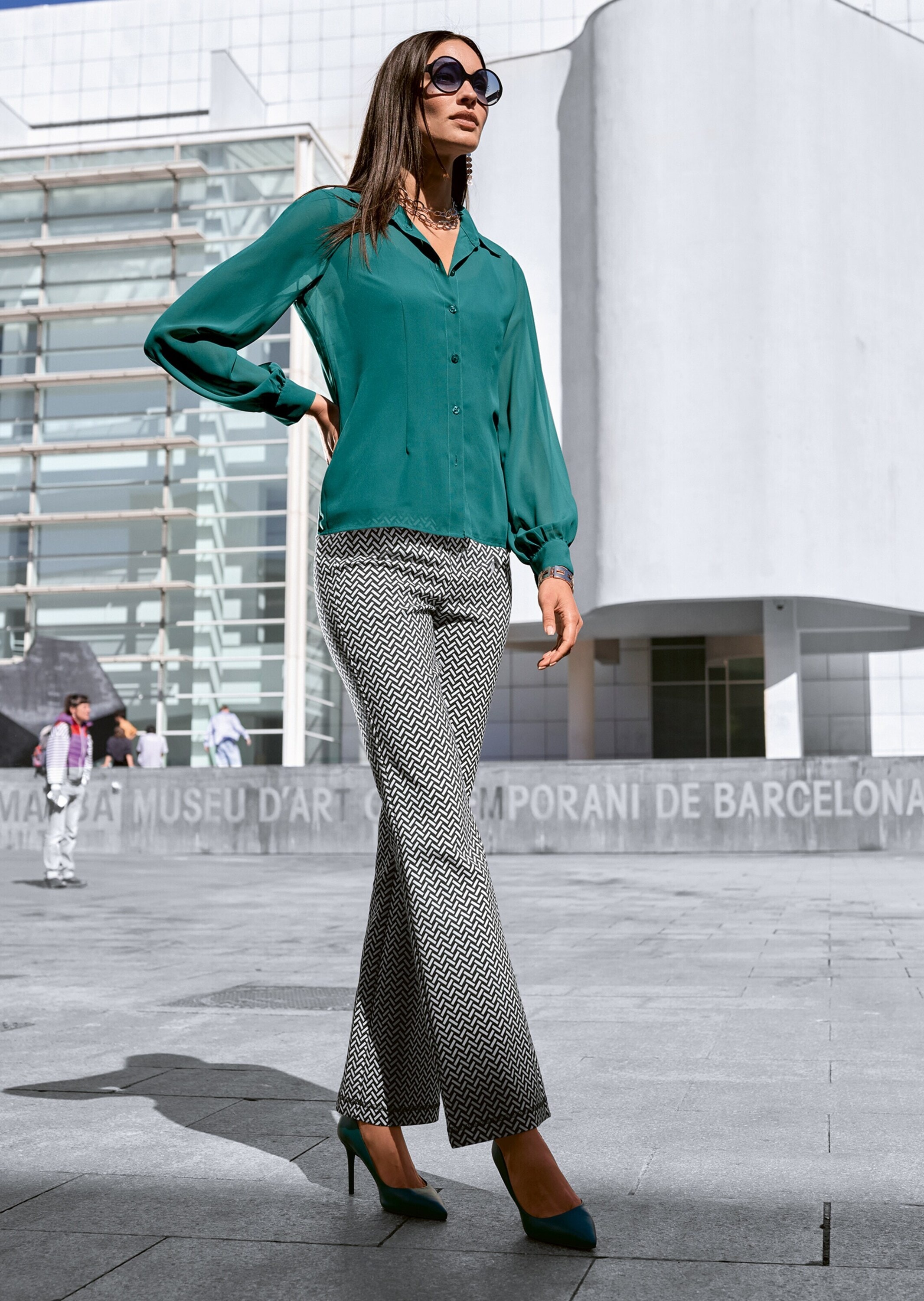 MADELEINE Langarmbluse »Blusenset Zweiteiliges Set aus Bluse und Top«