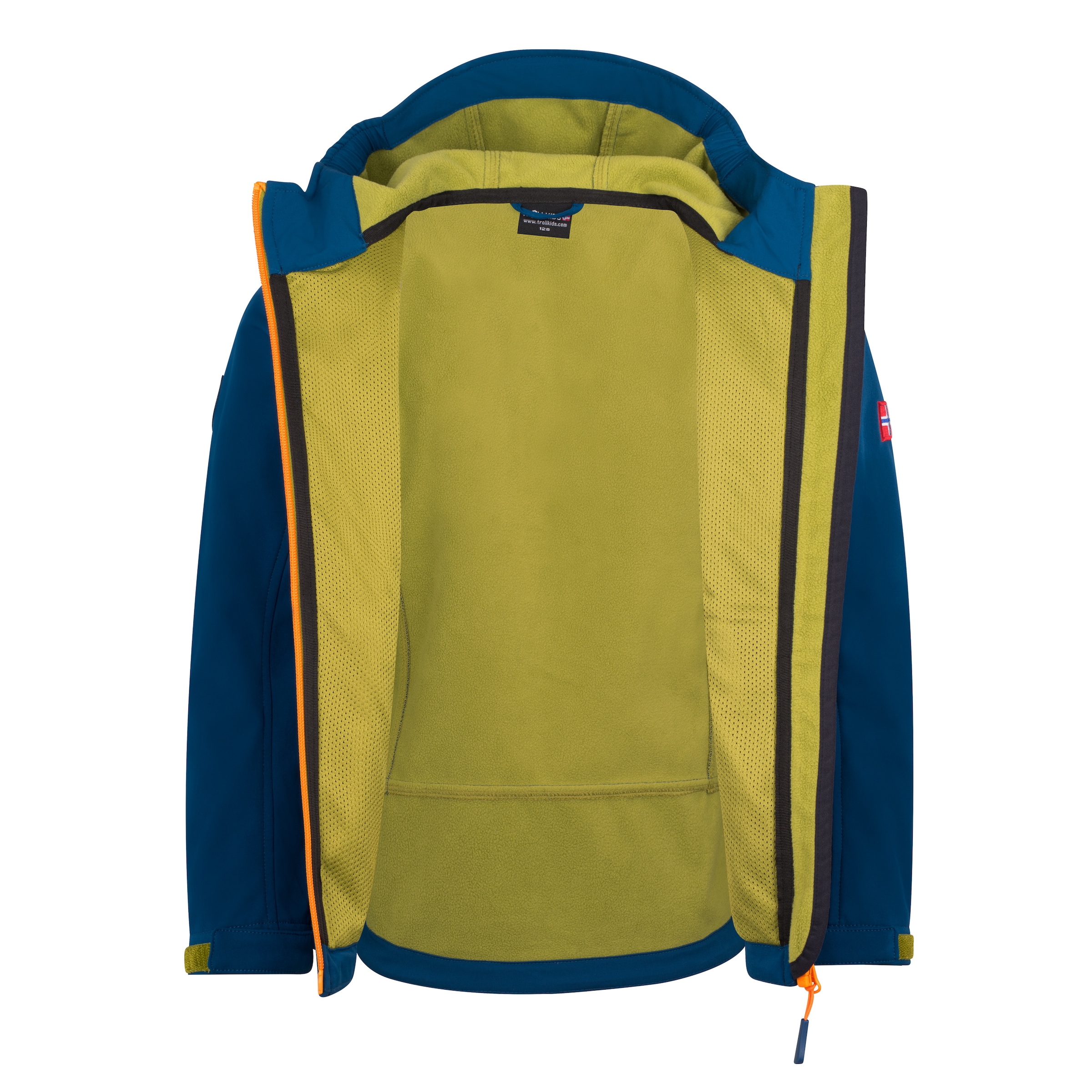TROLLKIDS Softshelljacke »Kids Trollfjord Jacket« winddicht, wasserabweisend, mit Reißverschluss, Übergangsjacke