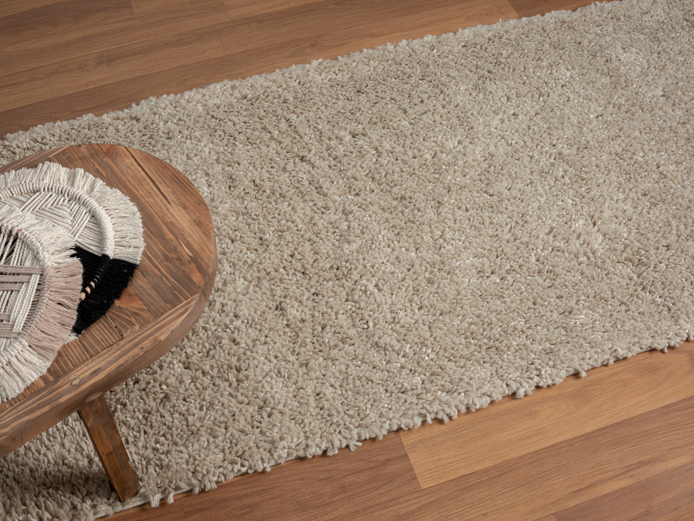 Myflair Möbel & Accessoires Hochflor-Läufer »My Shaggy«, rechteckig, 37 mm Höhe, Shaggy, Uni Farben, leicht glänzend, Microfaser, extra flauschig