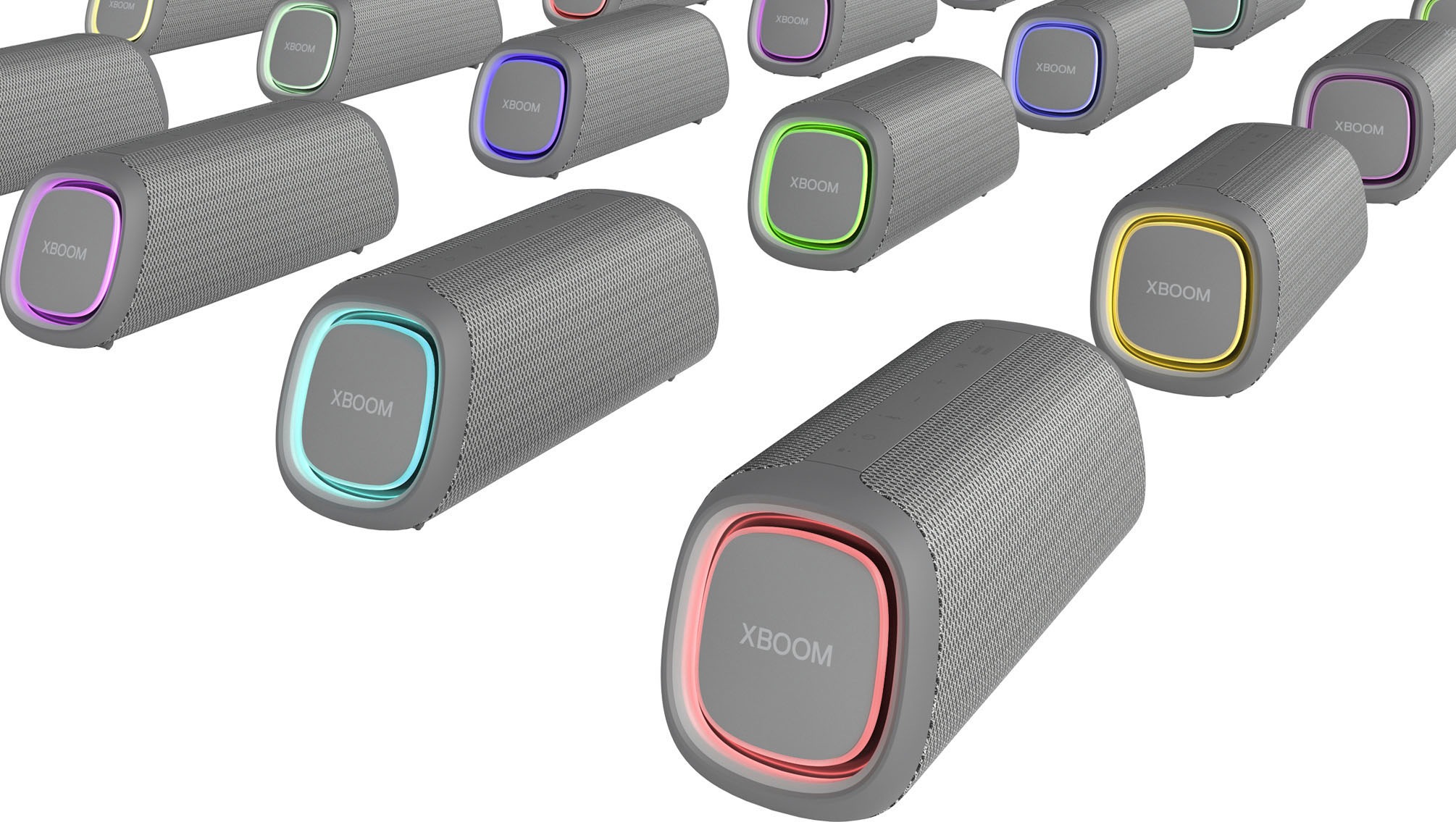 LG Lautsprecher »XBOOM Go DXG7« 1.0 (Bluetooth App-Steuerung | Bassregelung | Beleuchtungseffekte | Equalizer | Multipoint Anbindung | Sprachsteuerung | Wireless Party Connect 40 W)