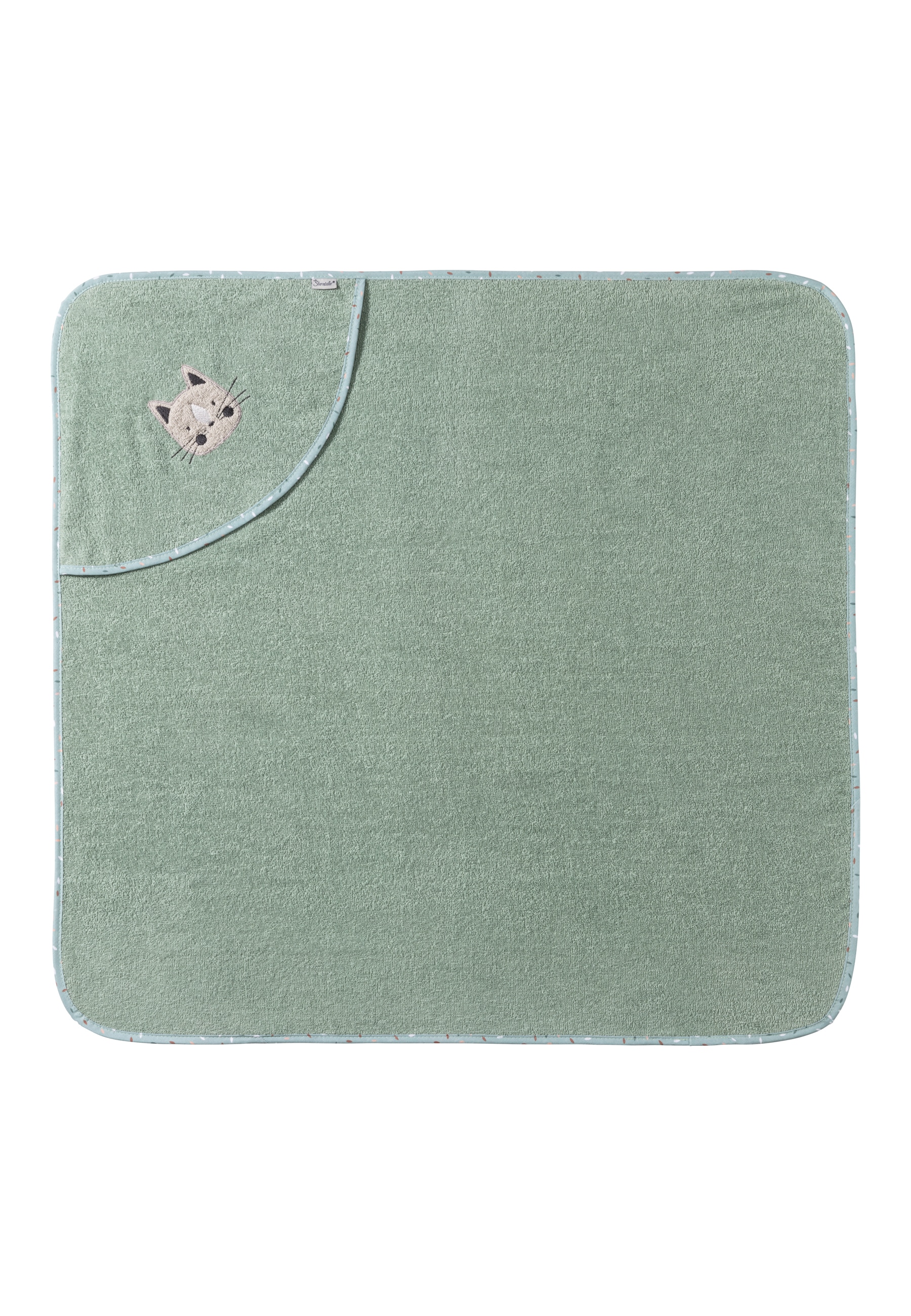 Sterntaler® Kapuzenhandtuch »Kapuzenbadetuch 80x80 cm KATZE Lilly«, (1 St.)