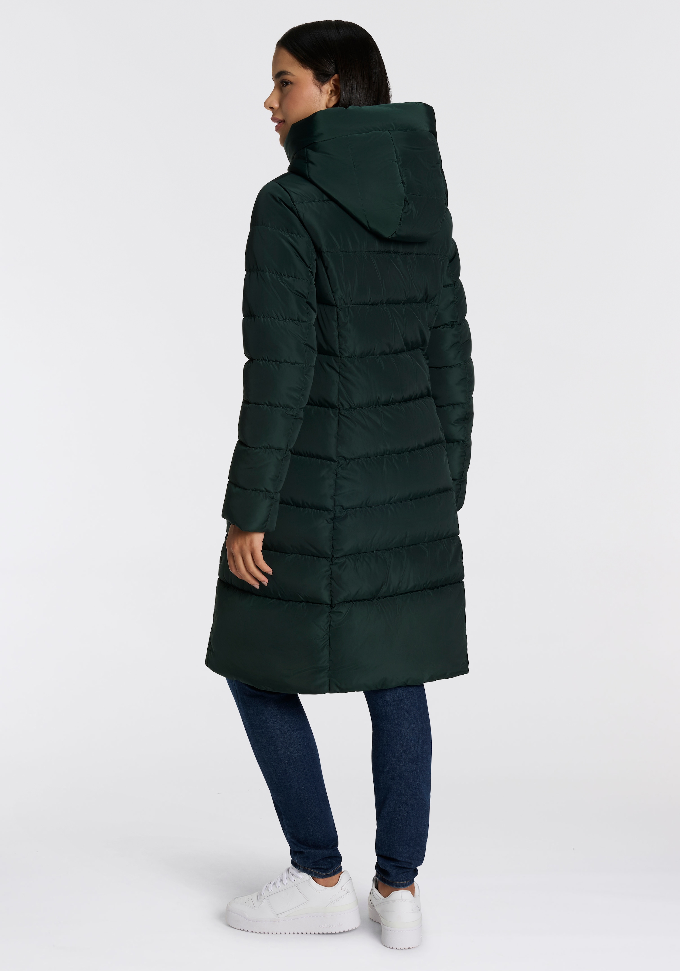 ONLY Steppmantel »ONLTINA – Puffermantel mit Premium-Füllung und verdecktem Zipper« regular fit, casual, Steppware, Kunstfaser, hochschließend
