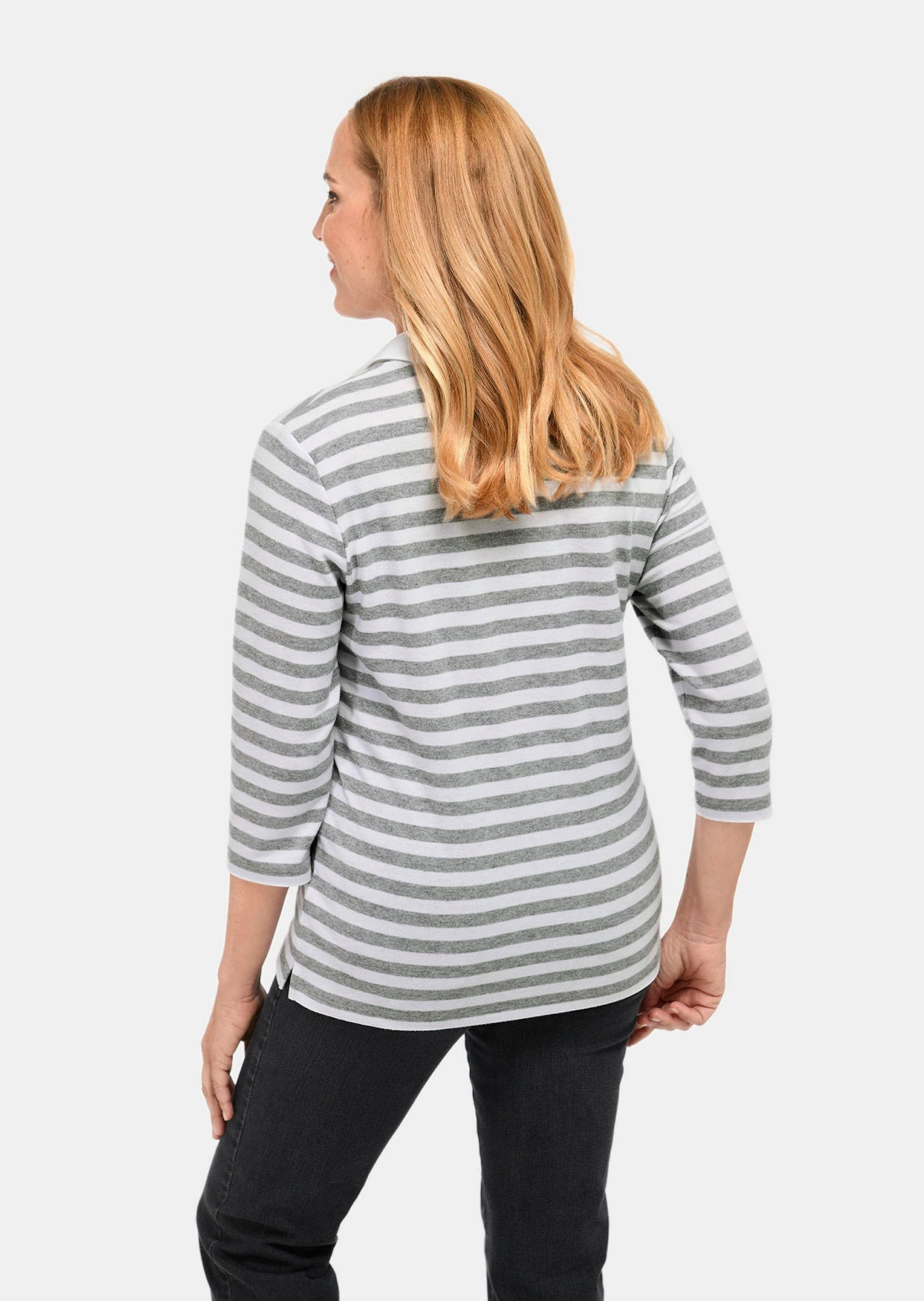 GOLDNER Poloshirt »Poloshirt Hochwertiges Langarmshirt mit Polokragen«