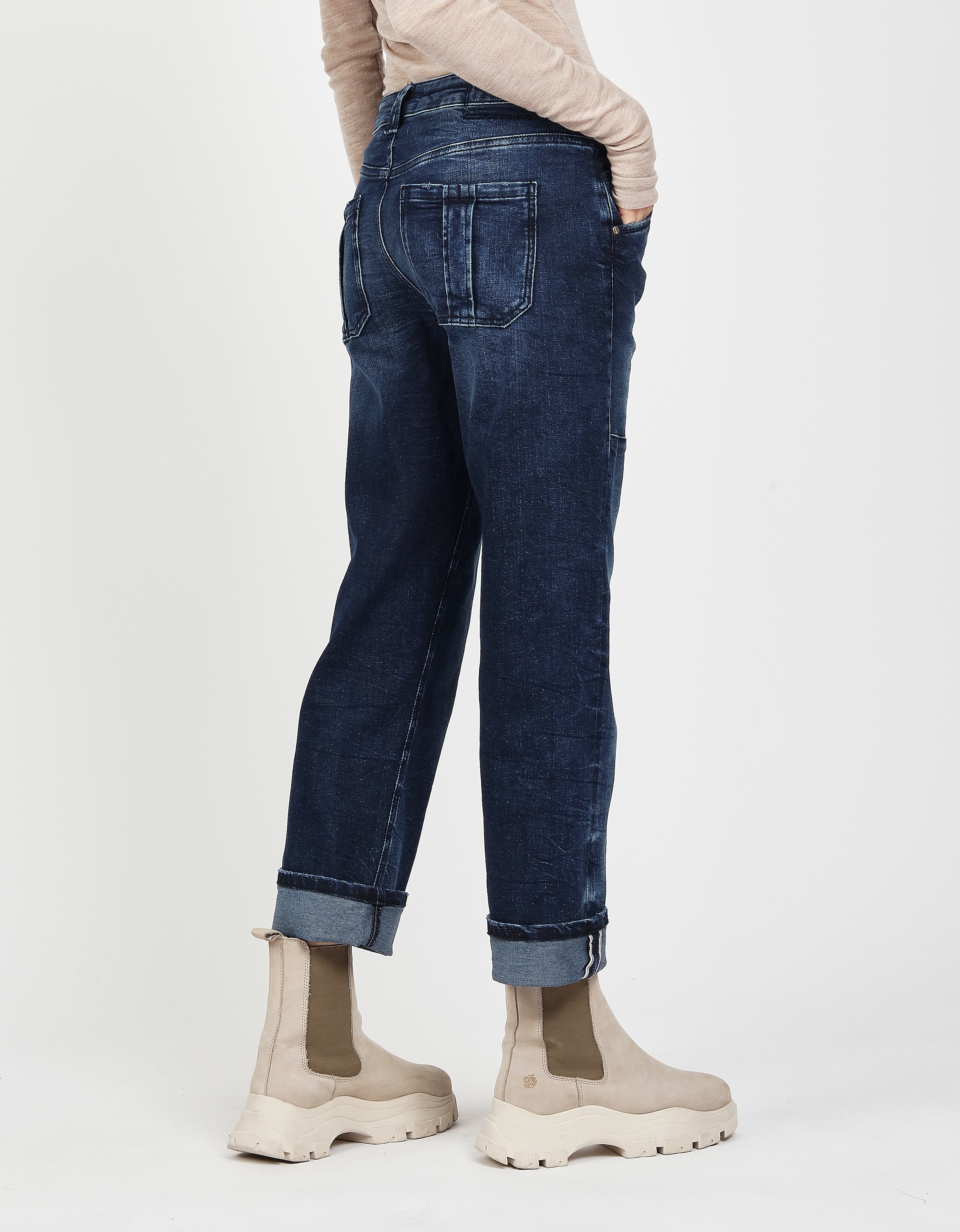 GANG Straight-Jeans »94THELMA WORKER« mit aufgesetzten Taschen und typischen Workerdetails