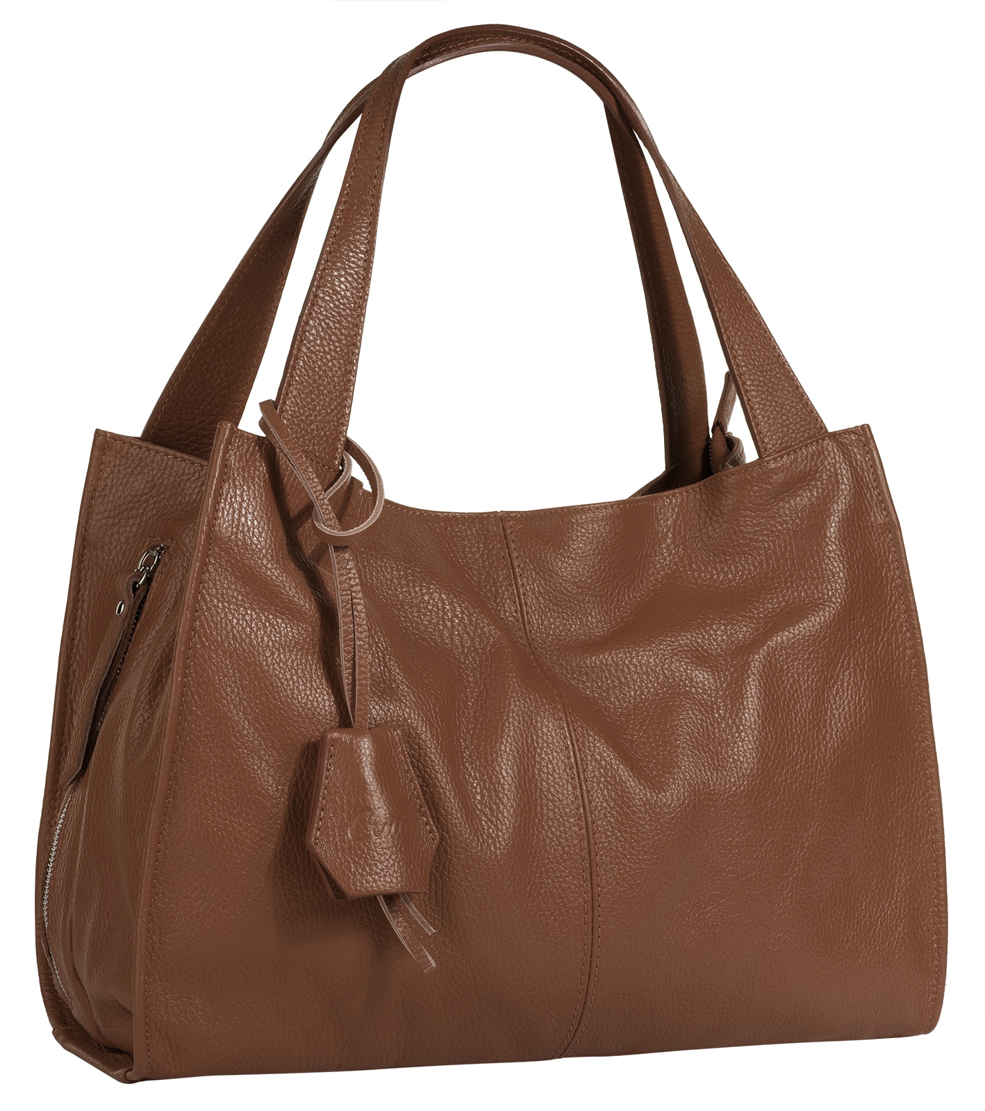 Cluty Shopper, echt Leder, Made in Italy