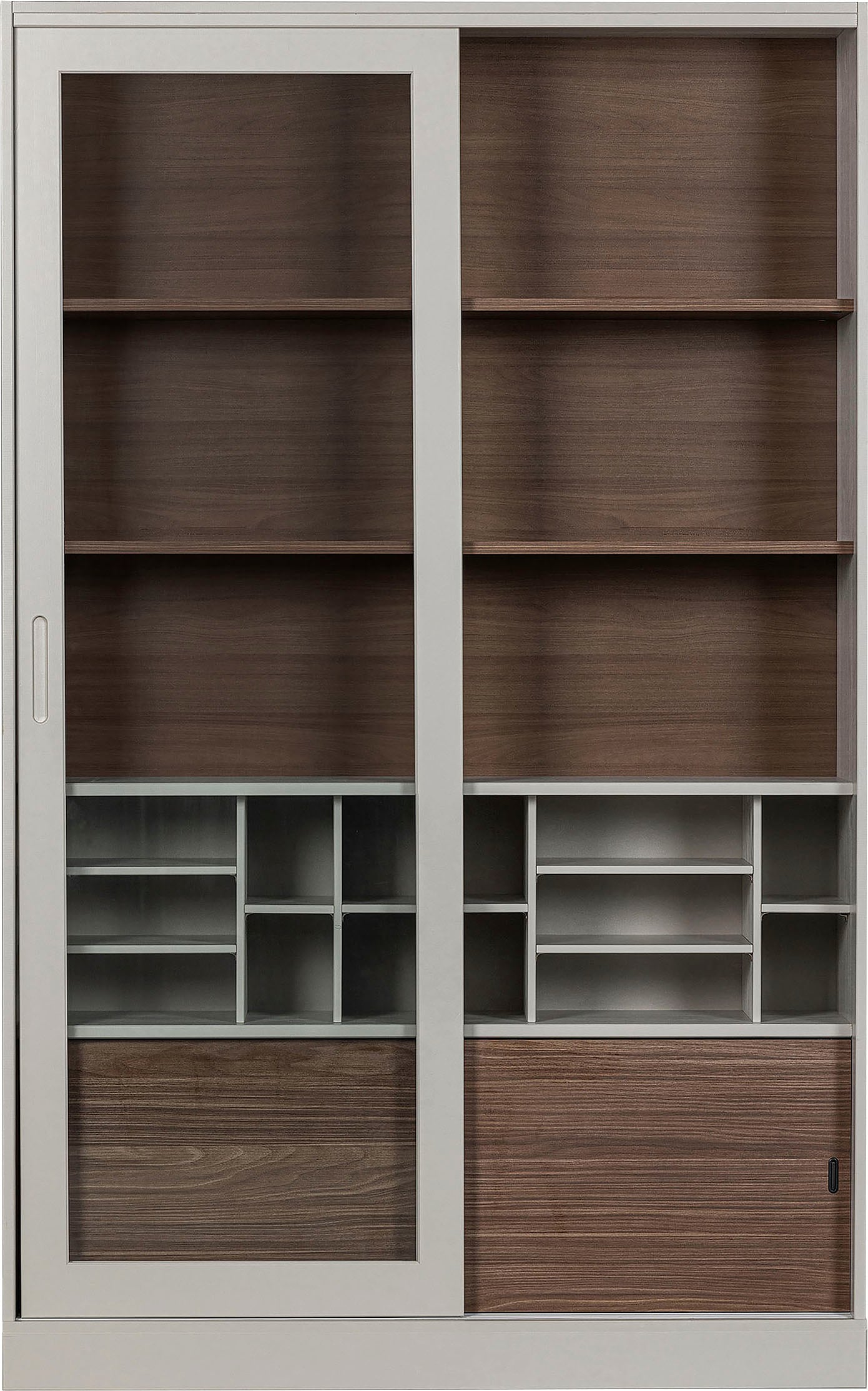 WOOOD Vitrine »James«, mit Glas, viel Stauraum, H 200 cm x B 125 cm
