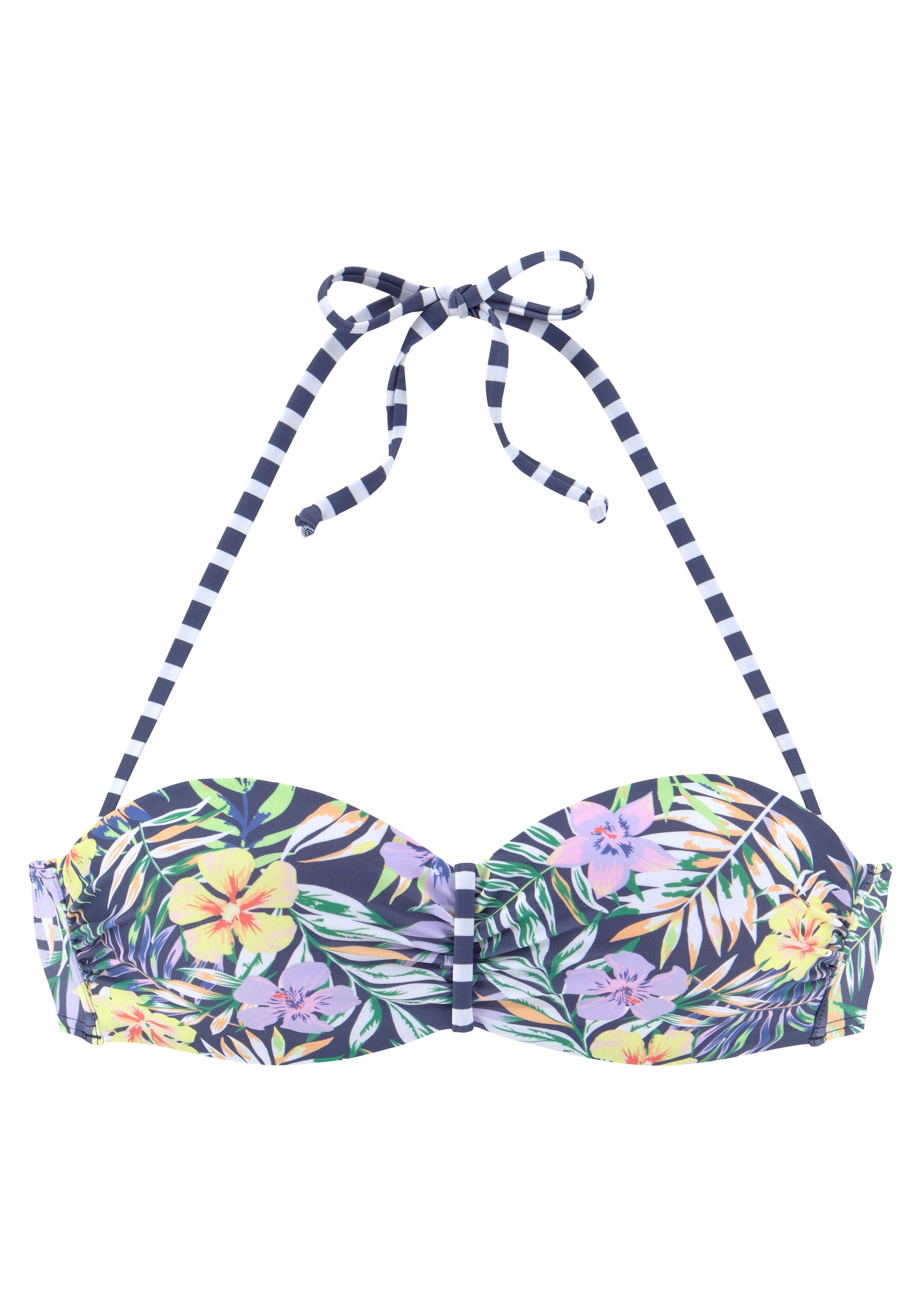 Venice Beach Bandeau-Bikini-Top »Summer«, mit geraffter Mitte bei