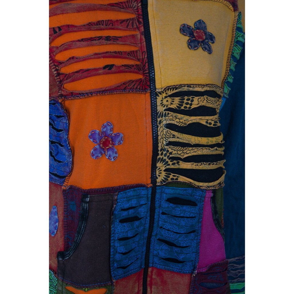 DEPROC Active Fleecejacke »Multicolor NUNAVUT WOMEN FLOWER POWER«