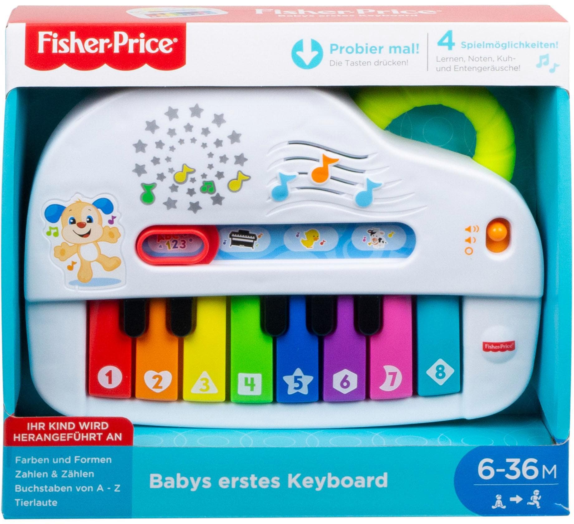 Fisher-Price® Spielzeug-Musikinstrument »Babys erstes Keyboard«