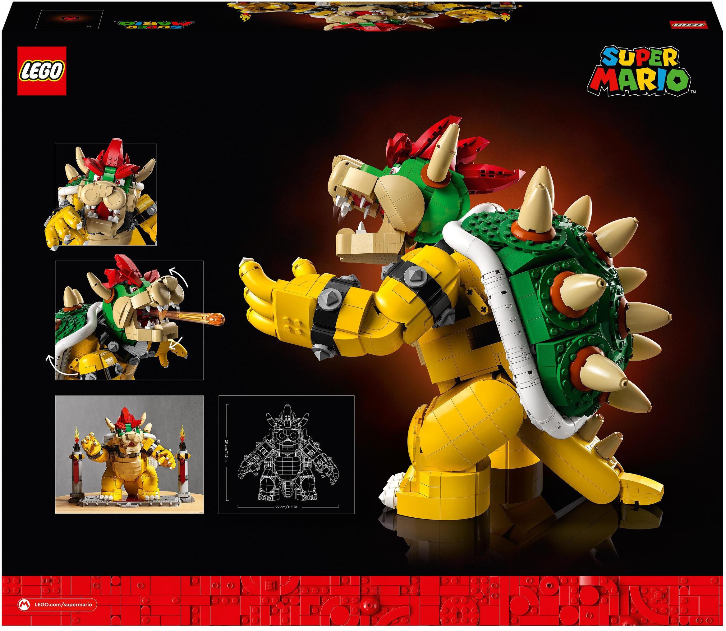LEGO® Konstruktionsspielsteine »Der mächtige Bowser (71411), LEGO® Super Mario«, (2807 St.), Made in Europe