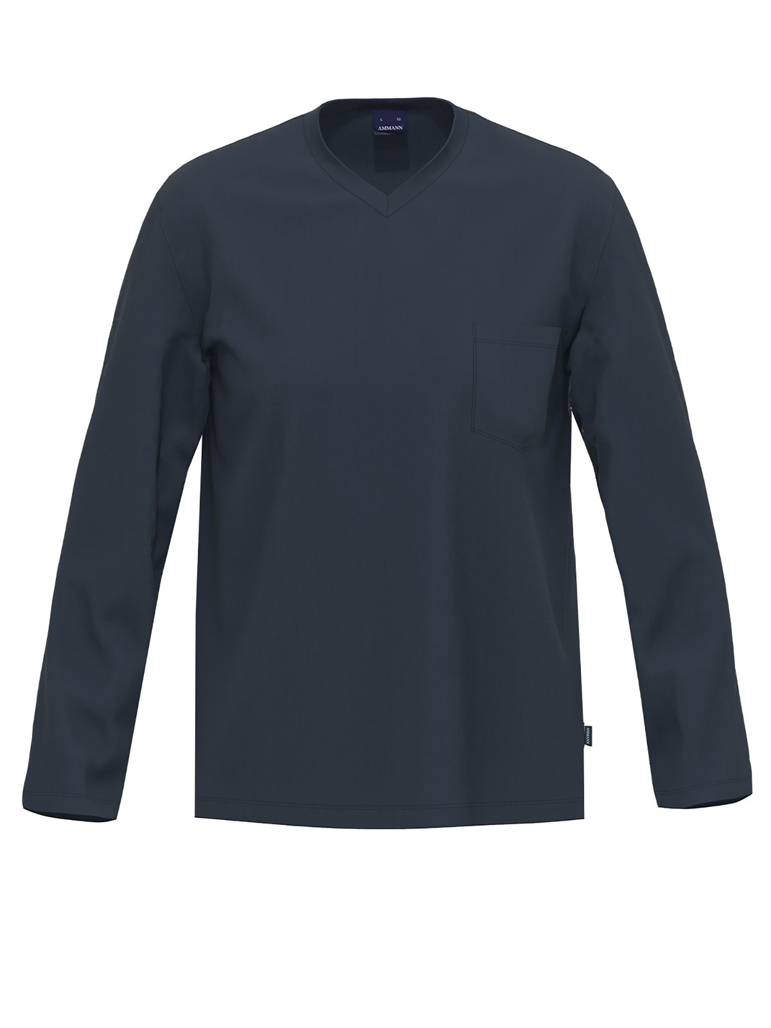 Ammann Pyjama »Herren Langarm Shirt, Lange Twillhose Night & Relax« 1 Stk.