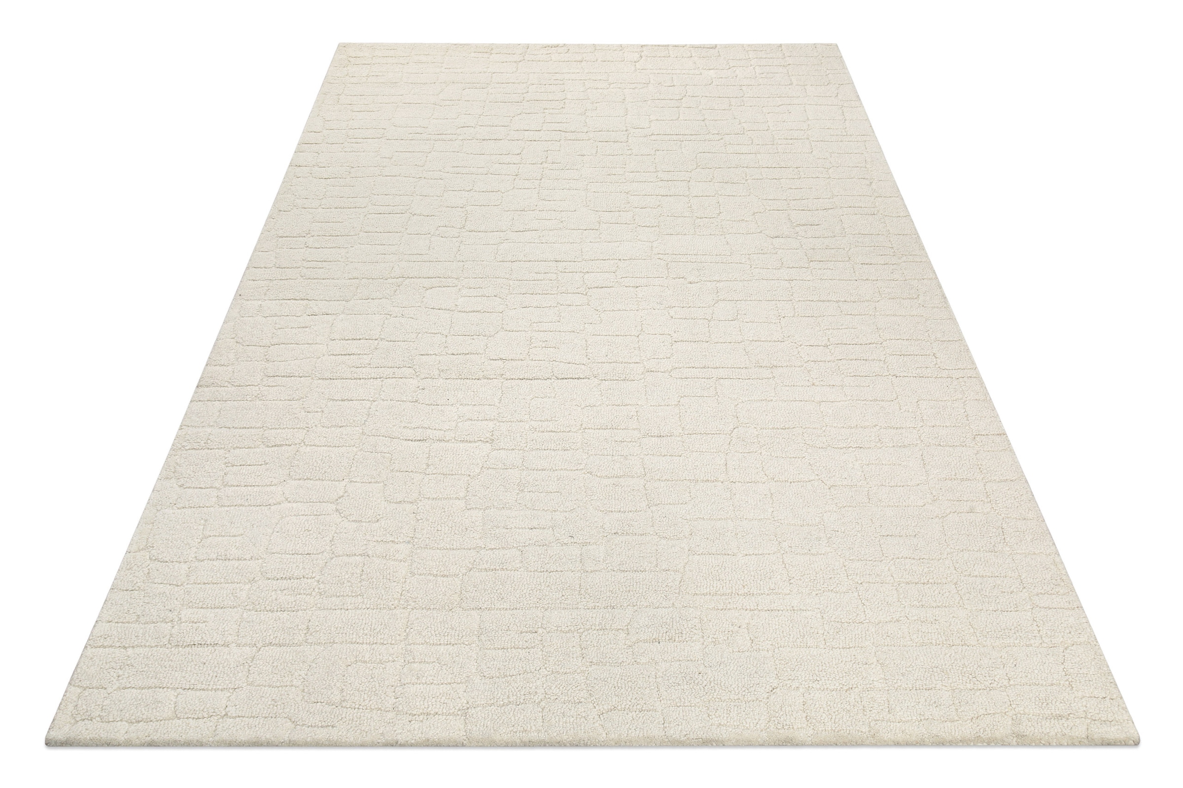 Wecon home Teppich »Hamptons THIRTYONE«, rechteckig, 15 mm Höhe, Läufer, Kurzflor, Wohnzimmer, Schlafzimmer, elegant, Krokodil-Design