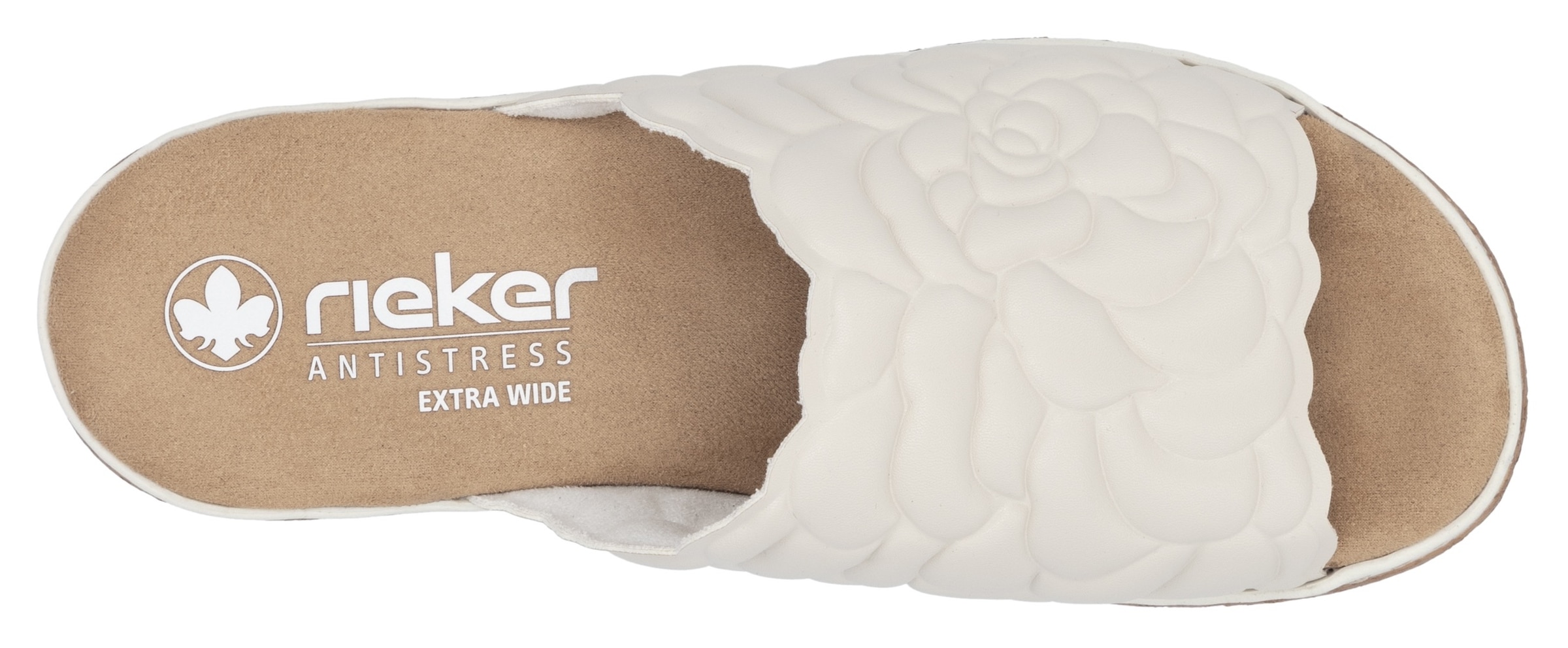 Rieker Pantolette, Sommerschuh, Schlappen, Hausschuh mit weicher Innensohle