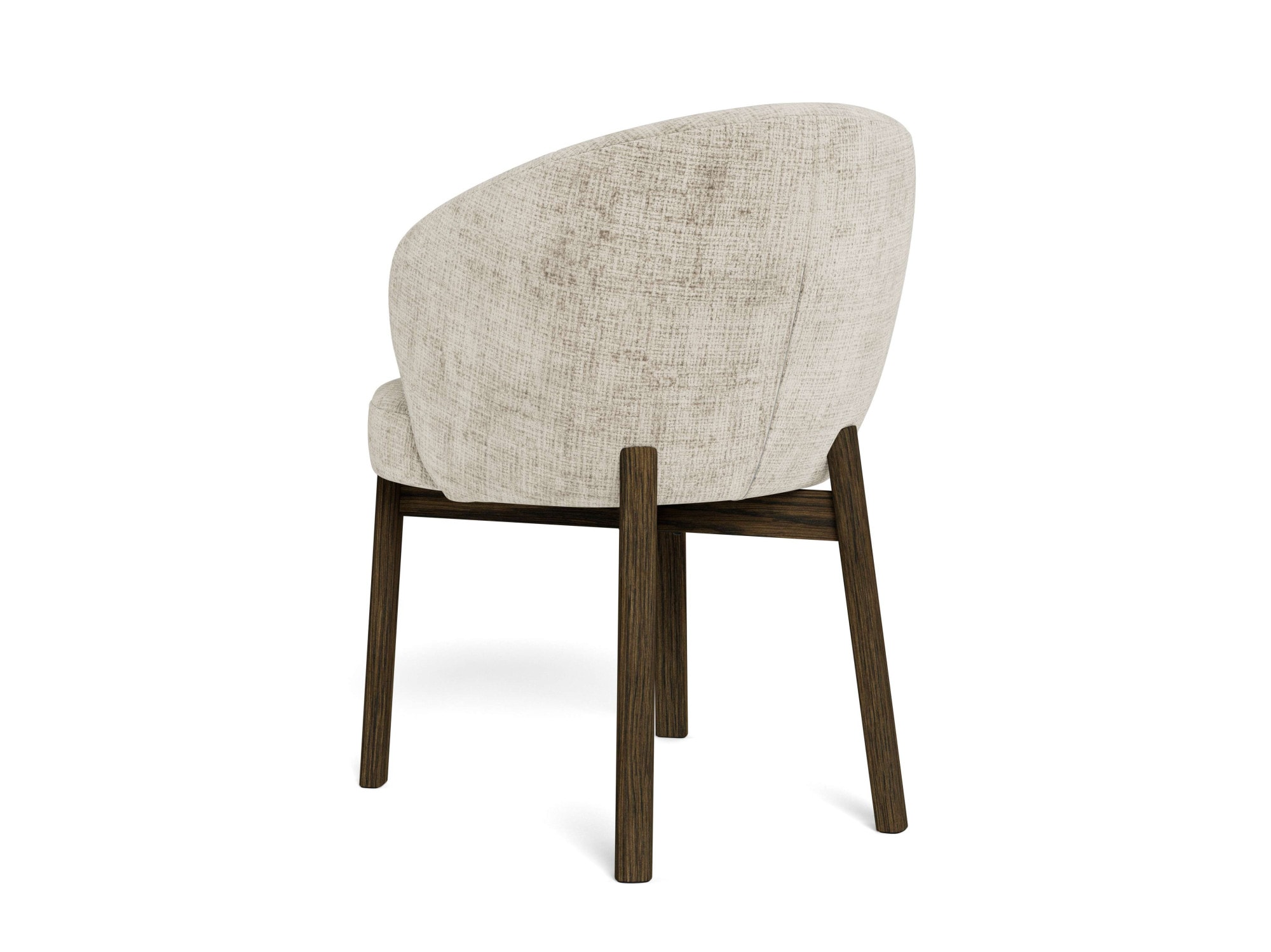 ACTONA GROUP Esszimmerstuhl »Polsterstuhl« (Set) 2 Stk.Stuhl, beiger Stoff, Armlehnen, Polsterung, runde Eichenbeine, FSC™