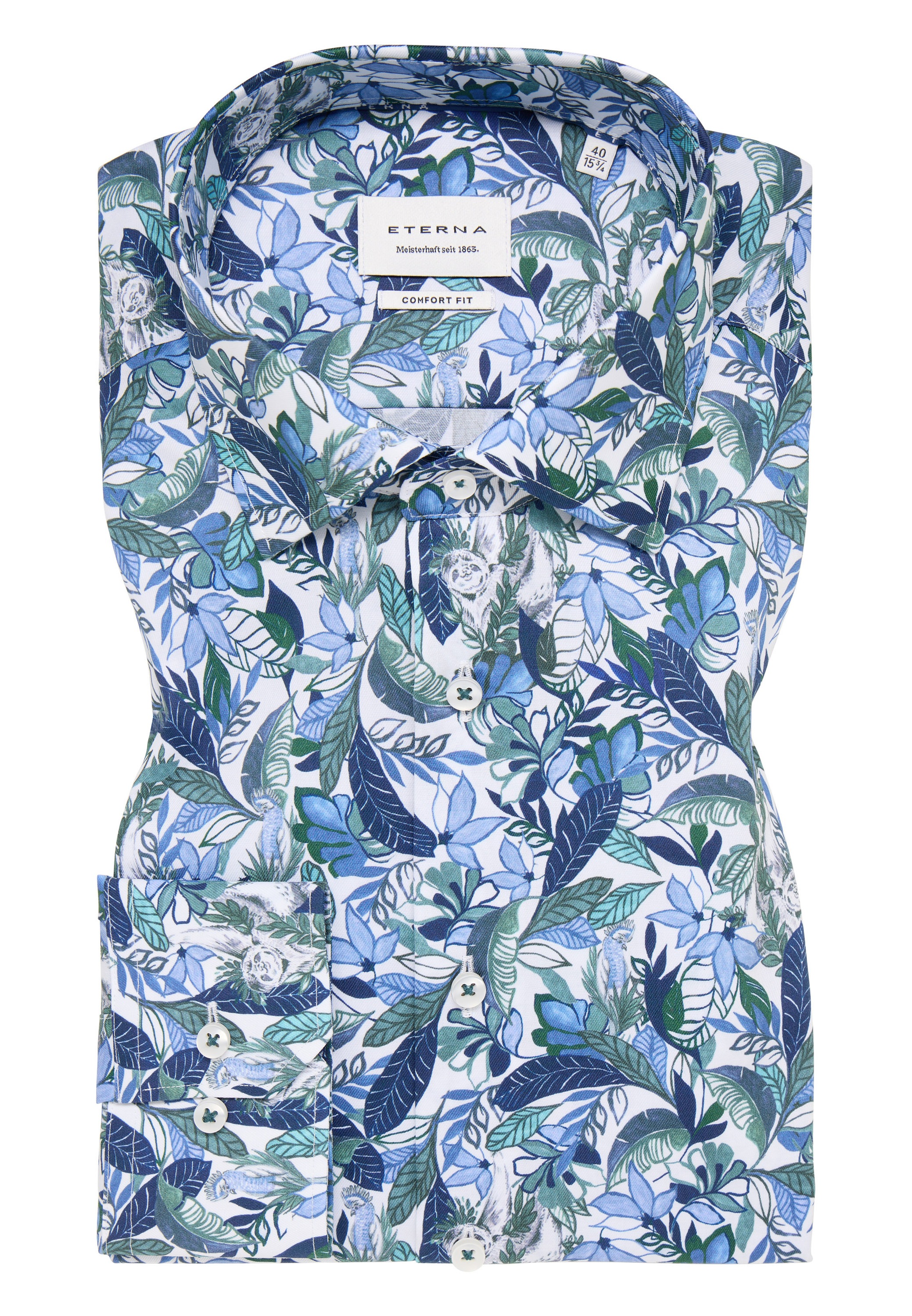 Eterna Langarmhemd »COMFORT FIT«, NON IRON (bügelfrei)