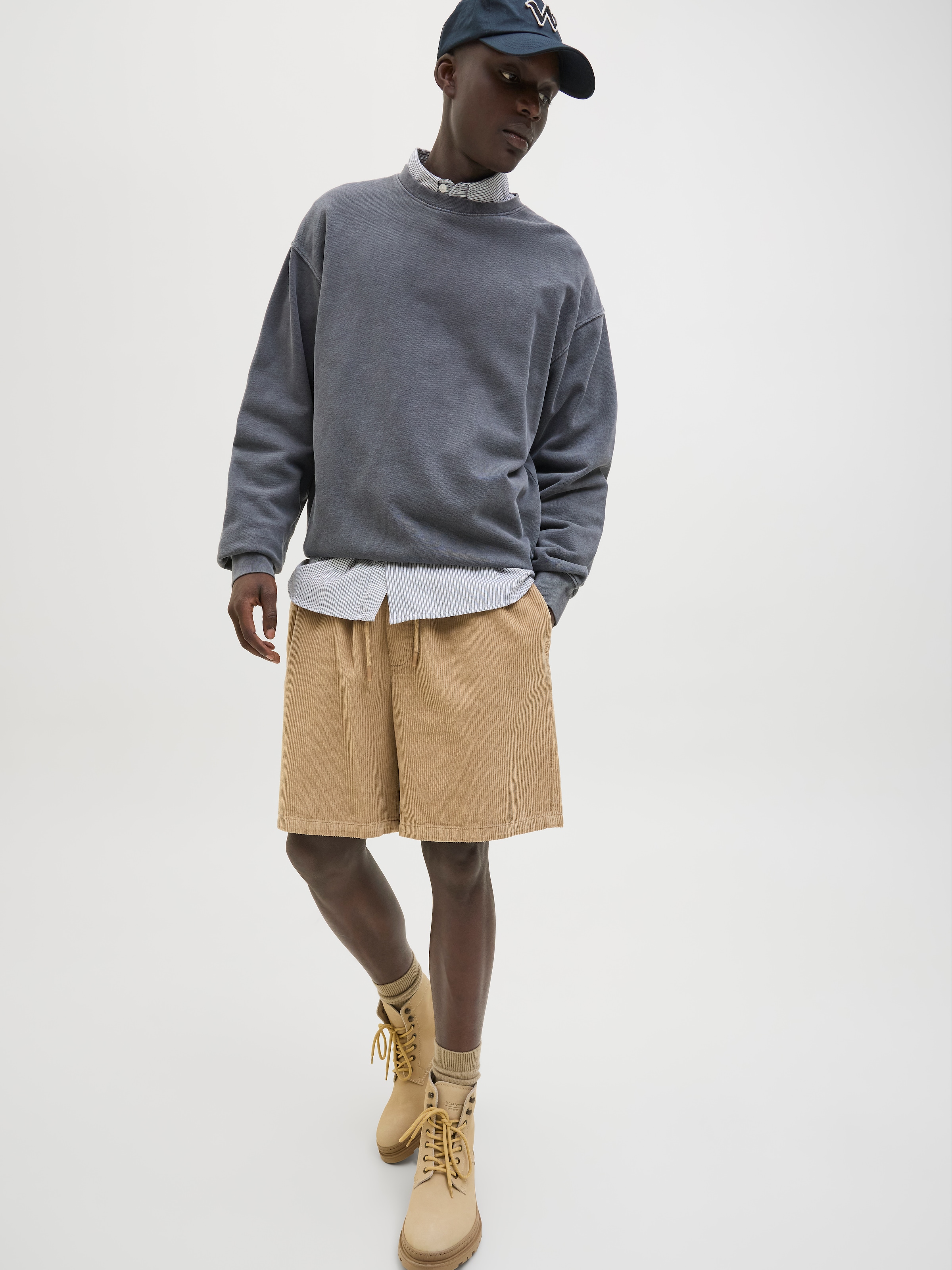 Jack & Jones Jogginghose »JPSTBILL CORDUROY JOGGER SHORTS SRT SN«