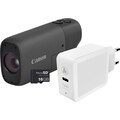 Canon Systemkamera »PowerShot ZOOM Spektiv-Stil Basis Kit«, 12,1 MP, 3x opt. Zoom, WLAN-Bluetooth, Digitales Fernglas mit Foto & Videofunktion