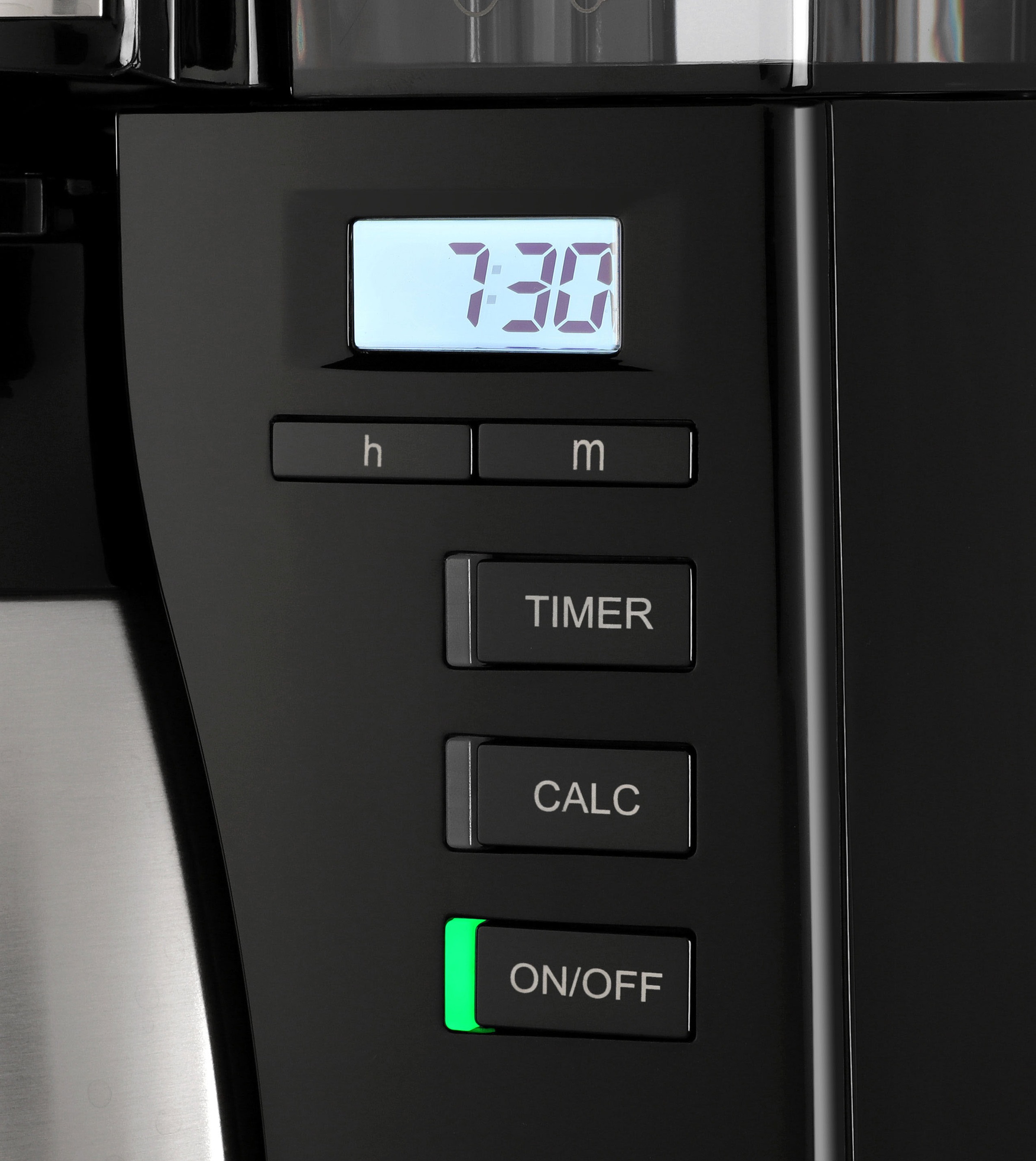 Melitta Filterkaffeemaschine »LOOK® Therm Timer 1025-18 schwarz«, 1,25 l Kaffeekanne, Papierfilter, 1x4