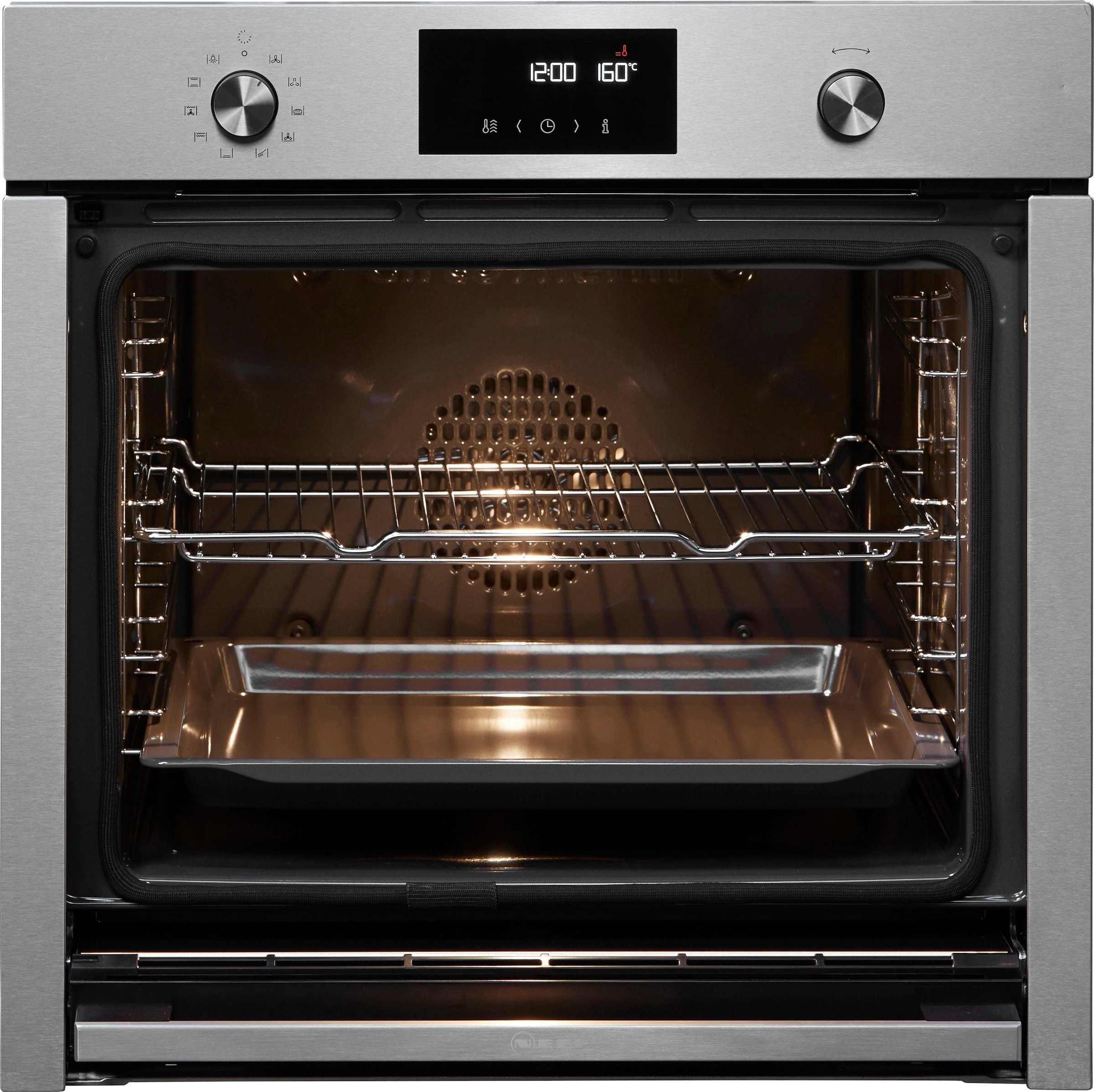 NEFF Einbaubackofen N 50 »B5CCH7AN0«, mit Teleskopauszug nachrüstbar, Pyrolyse-Selbstreinigung, mit Slide&Hide®