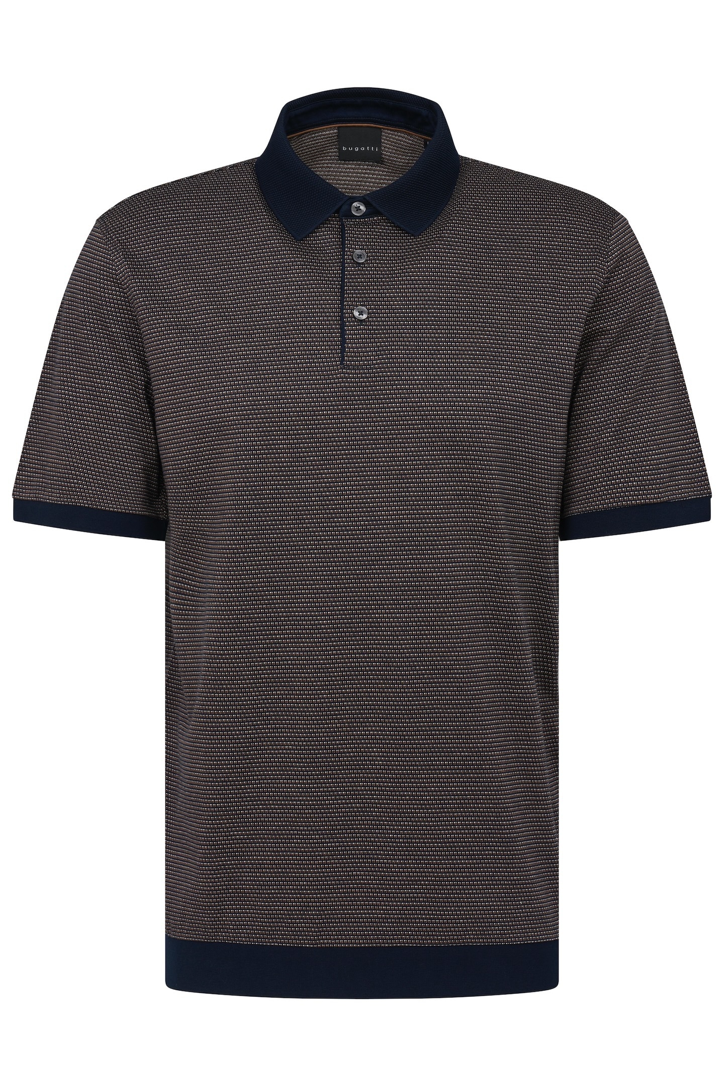 bugatti Poloshirt, mit kurzen Ärmeln
