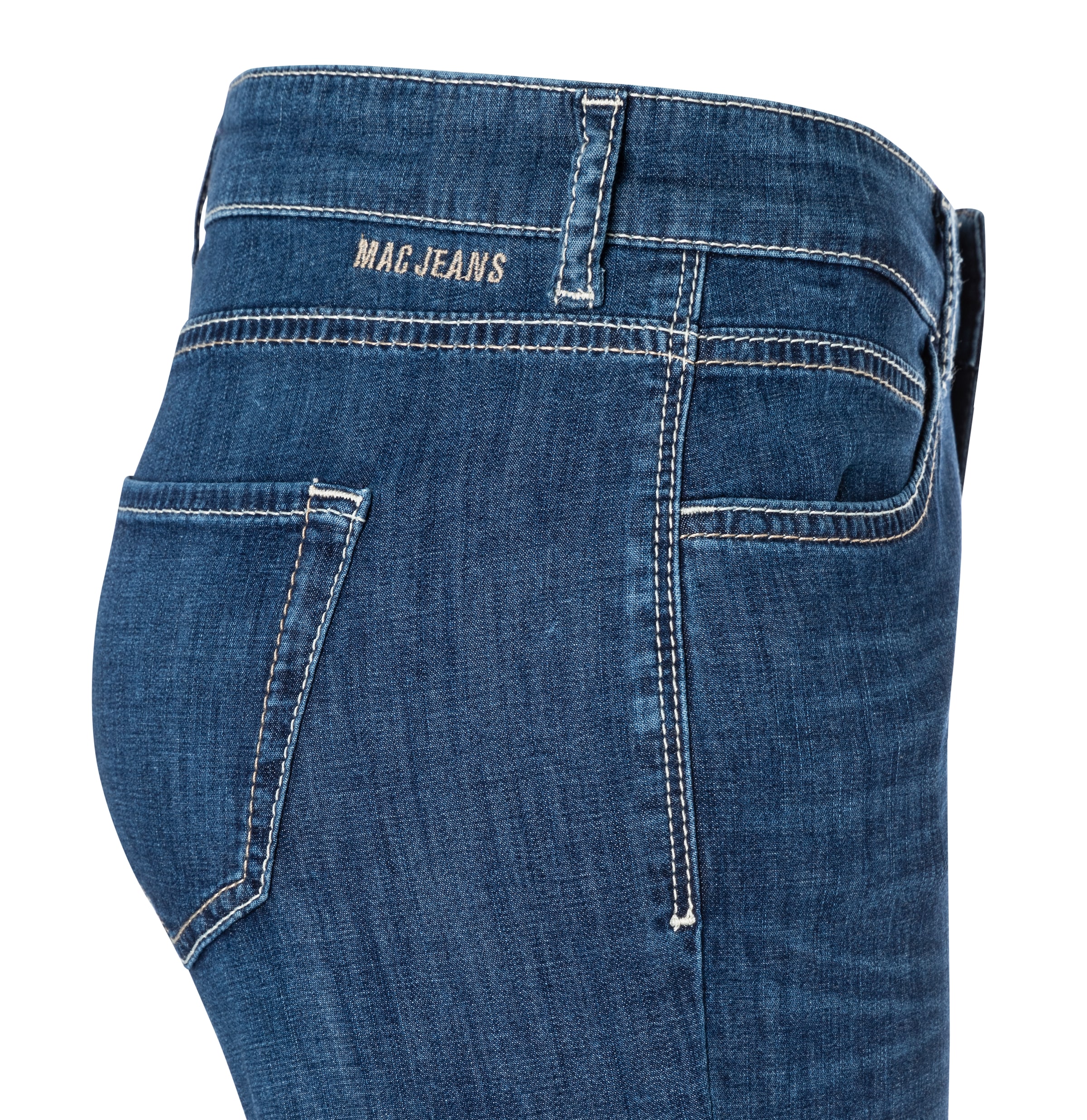 MAC Ankle-Jeans »Slim 7/8«, Kontrastfarbene Nähte