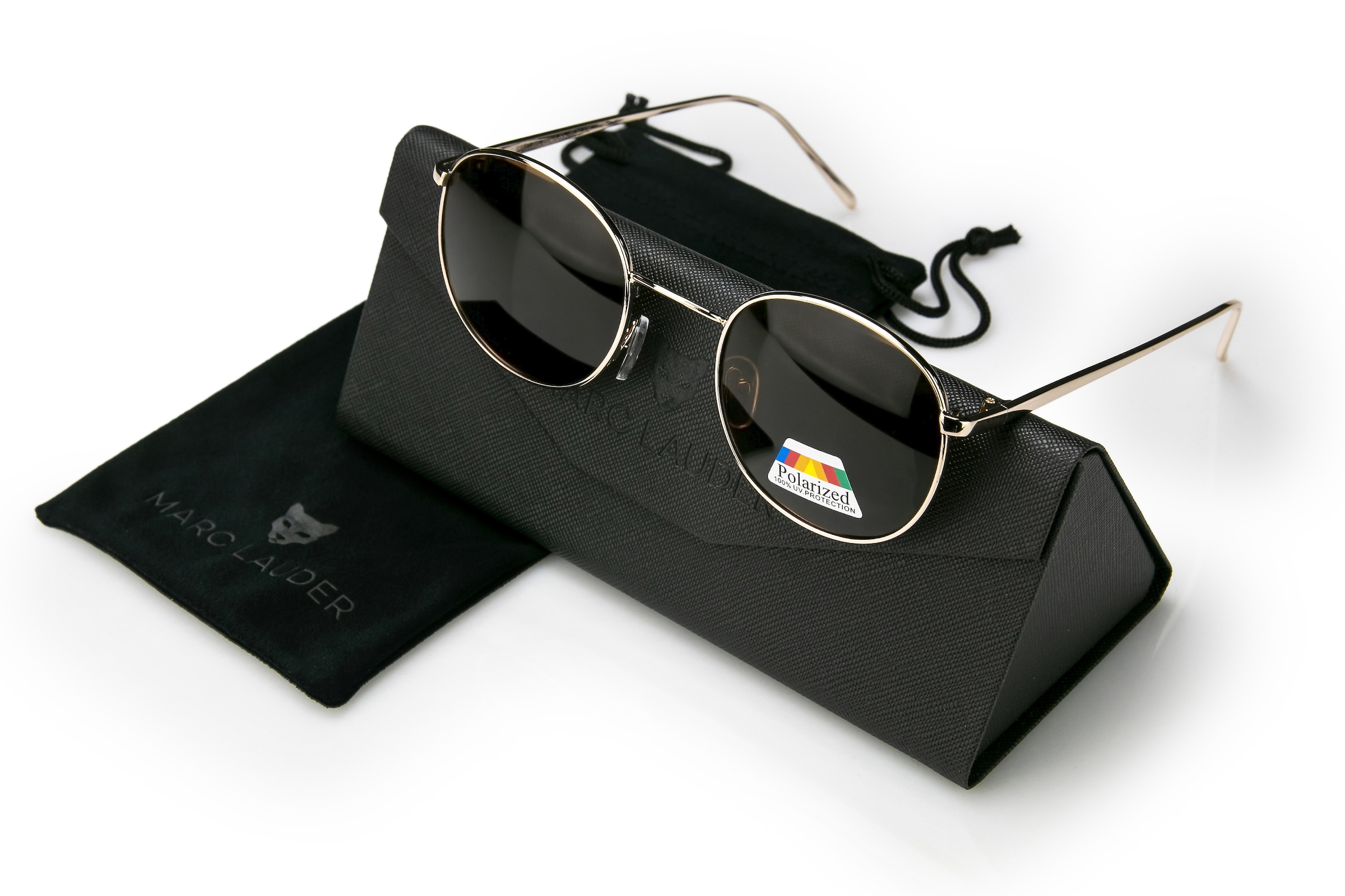 MARC LAUDER Sonnenbrille »MA10-03« 3: dunkles Glas, starke Sonneneinstrahlung