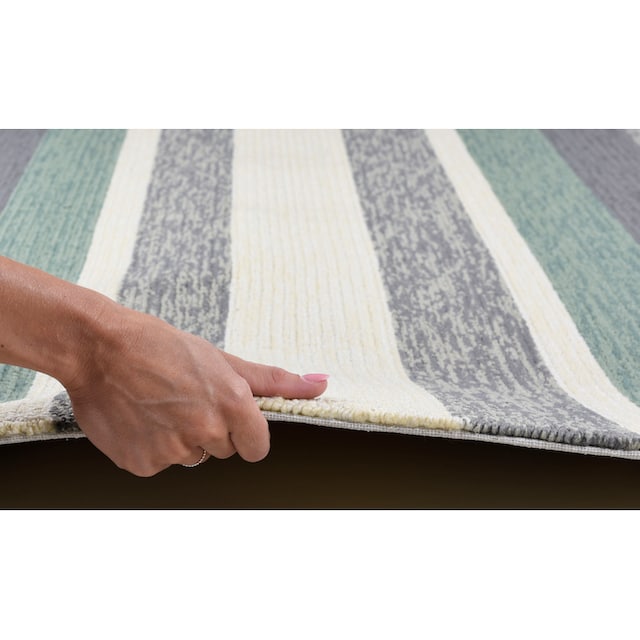 Outdoor Teppich geeignet, und Falcone In- rechteckig, »Rosetta-Stripes«, Gino Wohnzimmer