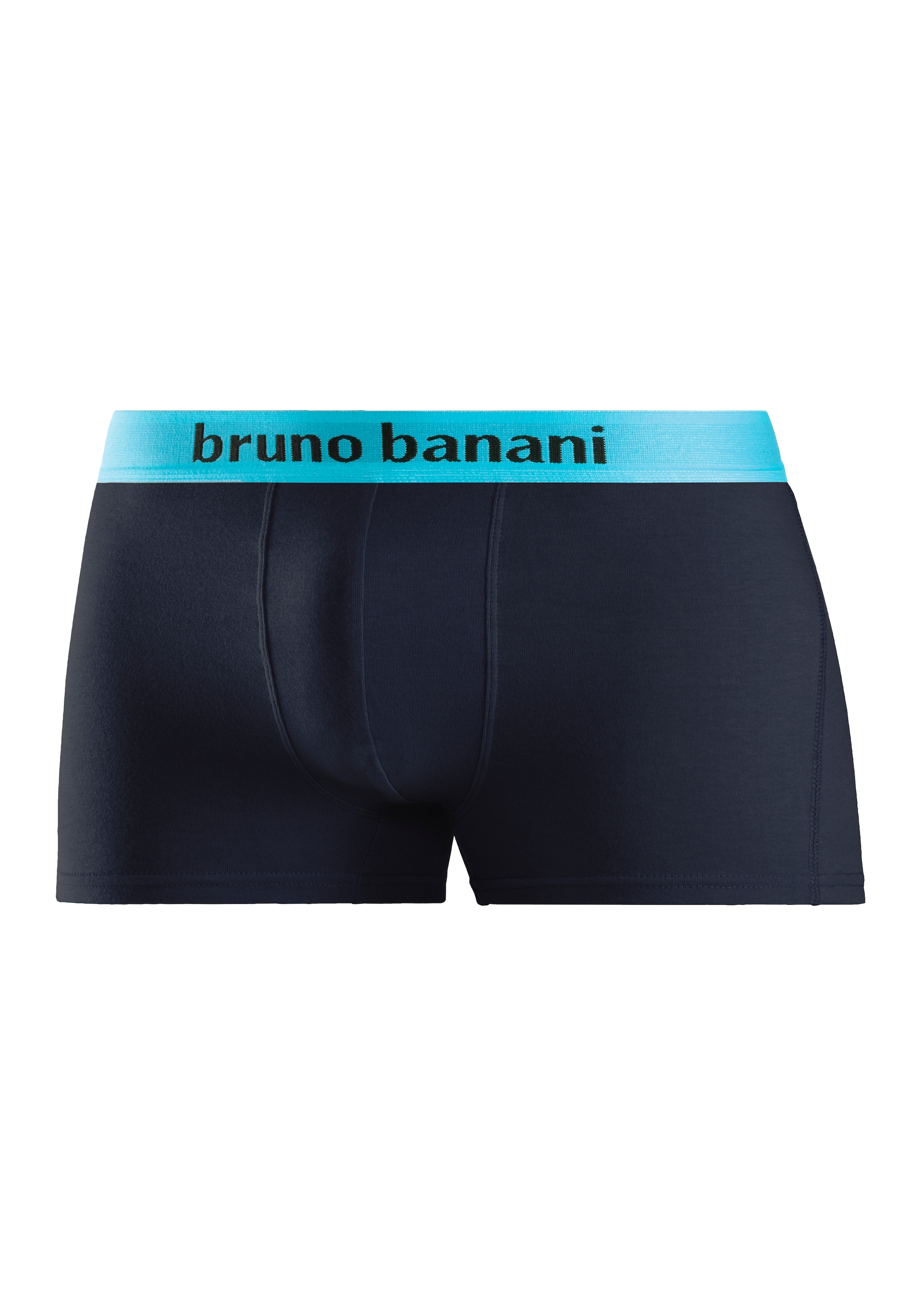 Bruno Banani Boxer, (Packung, 4 St.), mit farbigen Marken-Schriftzug am Bündchen