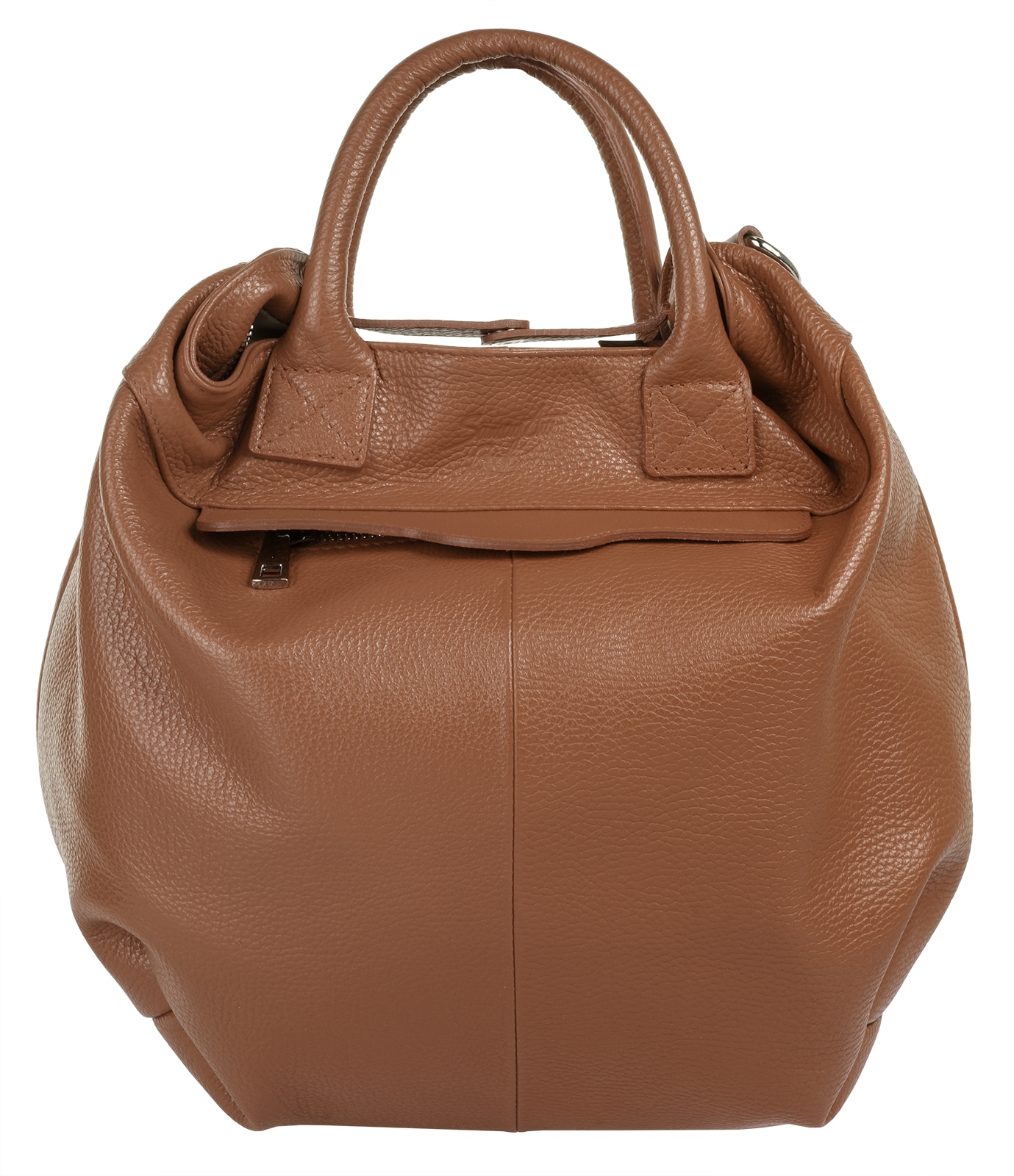 Samantha Look Henkeltasche echt Leder, Made in Italy