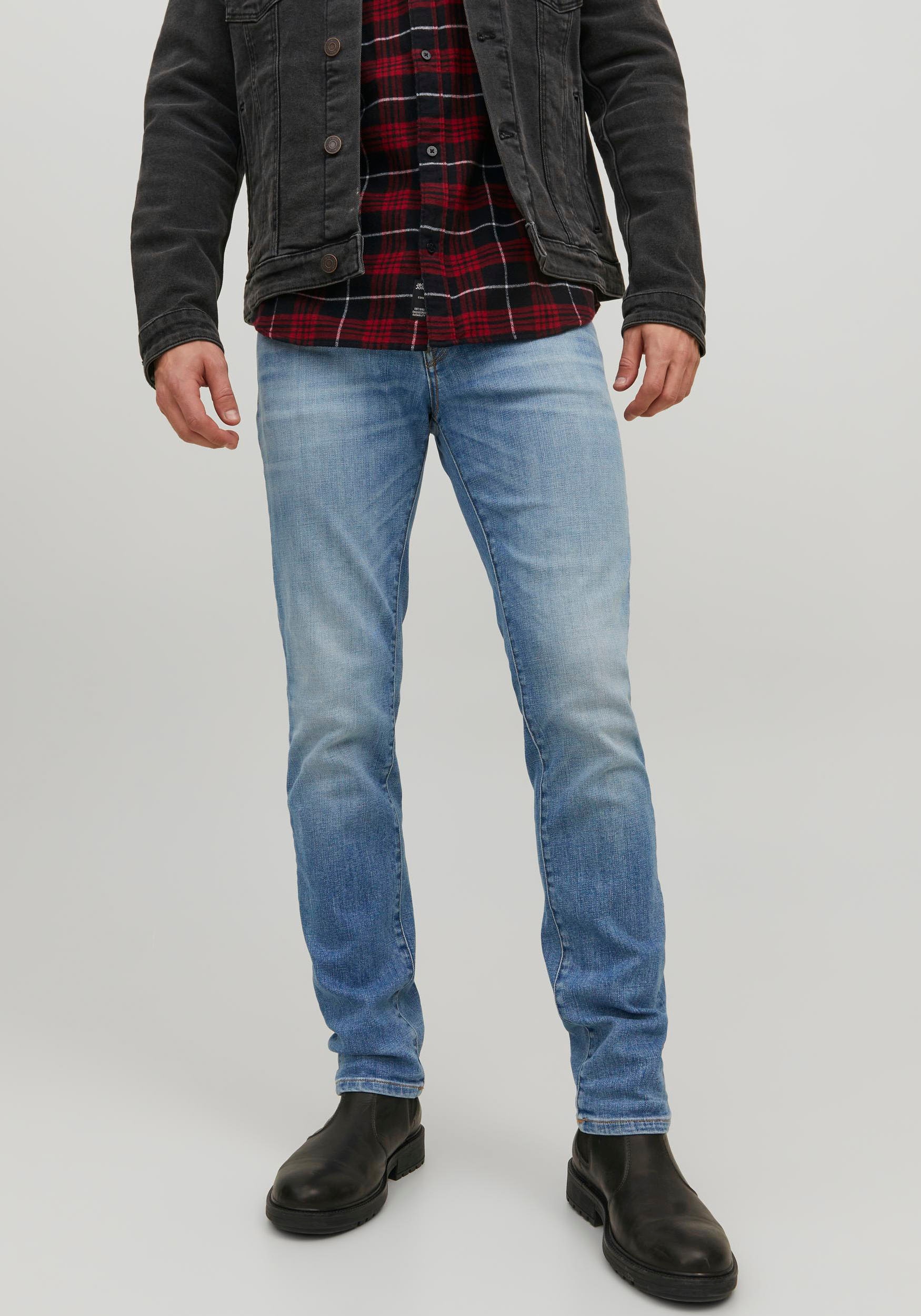 Slim-fit-Jeans »JJITIM JJDAVIS JJ 074 NOOS«