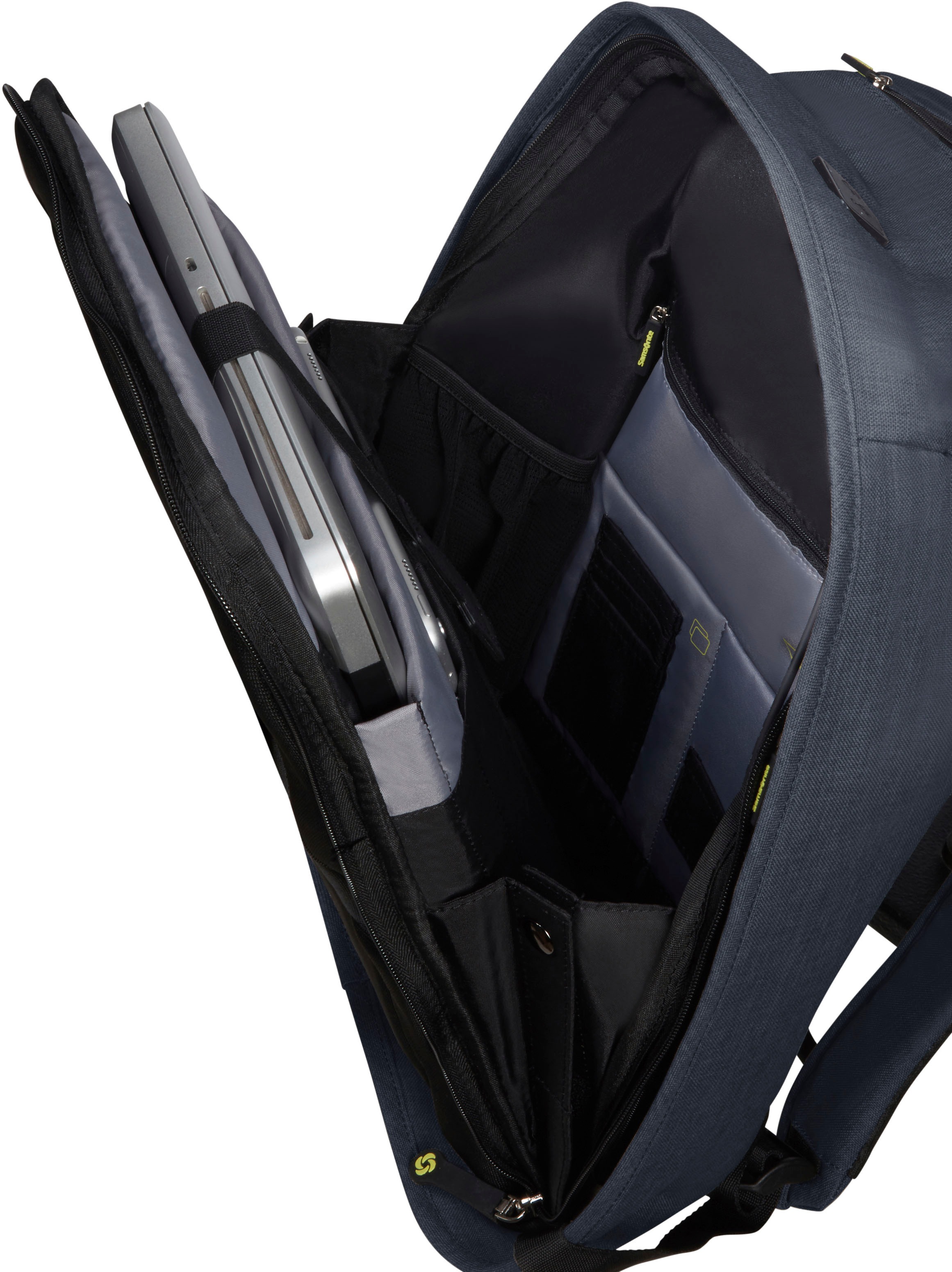 Samsonite Laptoprucksack »SECURIPAK«, Freizeitrucksack Schulrucksack USB-Schleuse, 15,6-Zoll Laptopfach