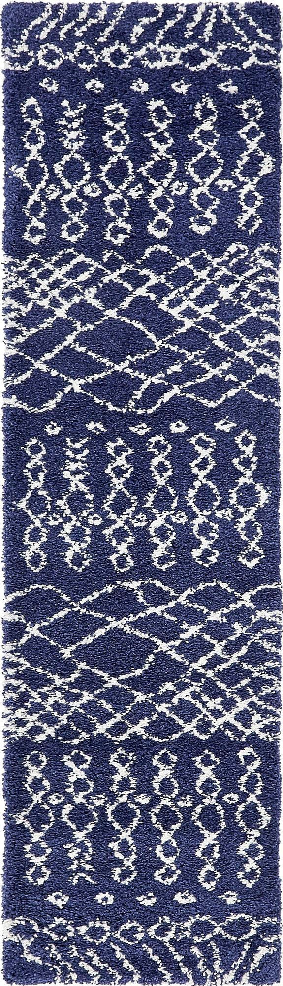 Myflair Möbel & Accessoires Hochflor-Läufer »Temara Shag Lagerräumung«, rechteckig, 51 mm Höhe, Teppich-Läufer, gewebt, Scandi Design, ideal im Flur & Schlafzimmer