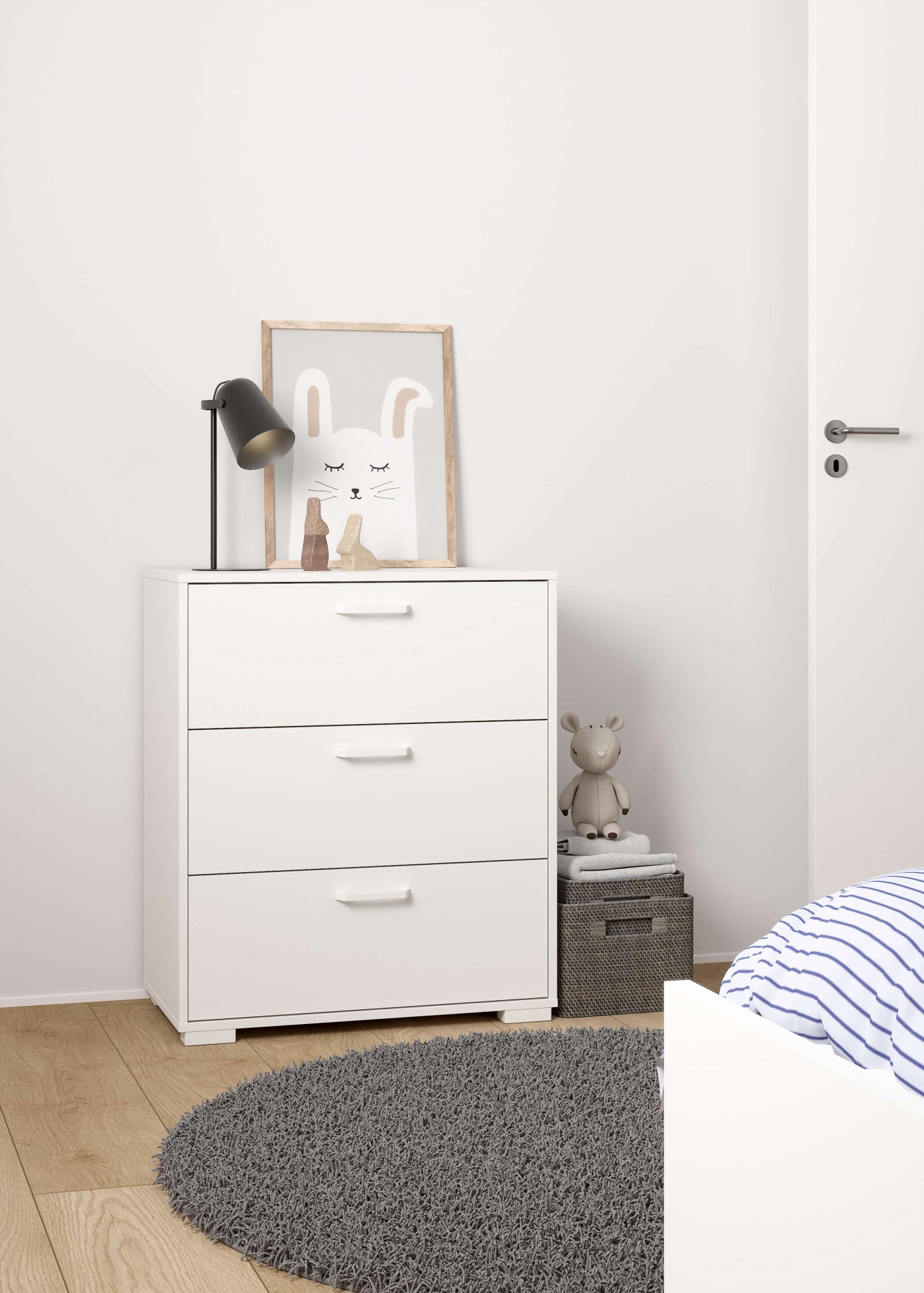 Home affaire Schubkastenkommode »Sofia« minimalistisches, modernes Design, Breite 138,7 cm