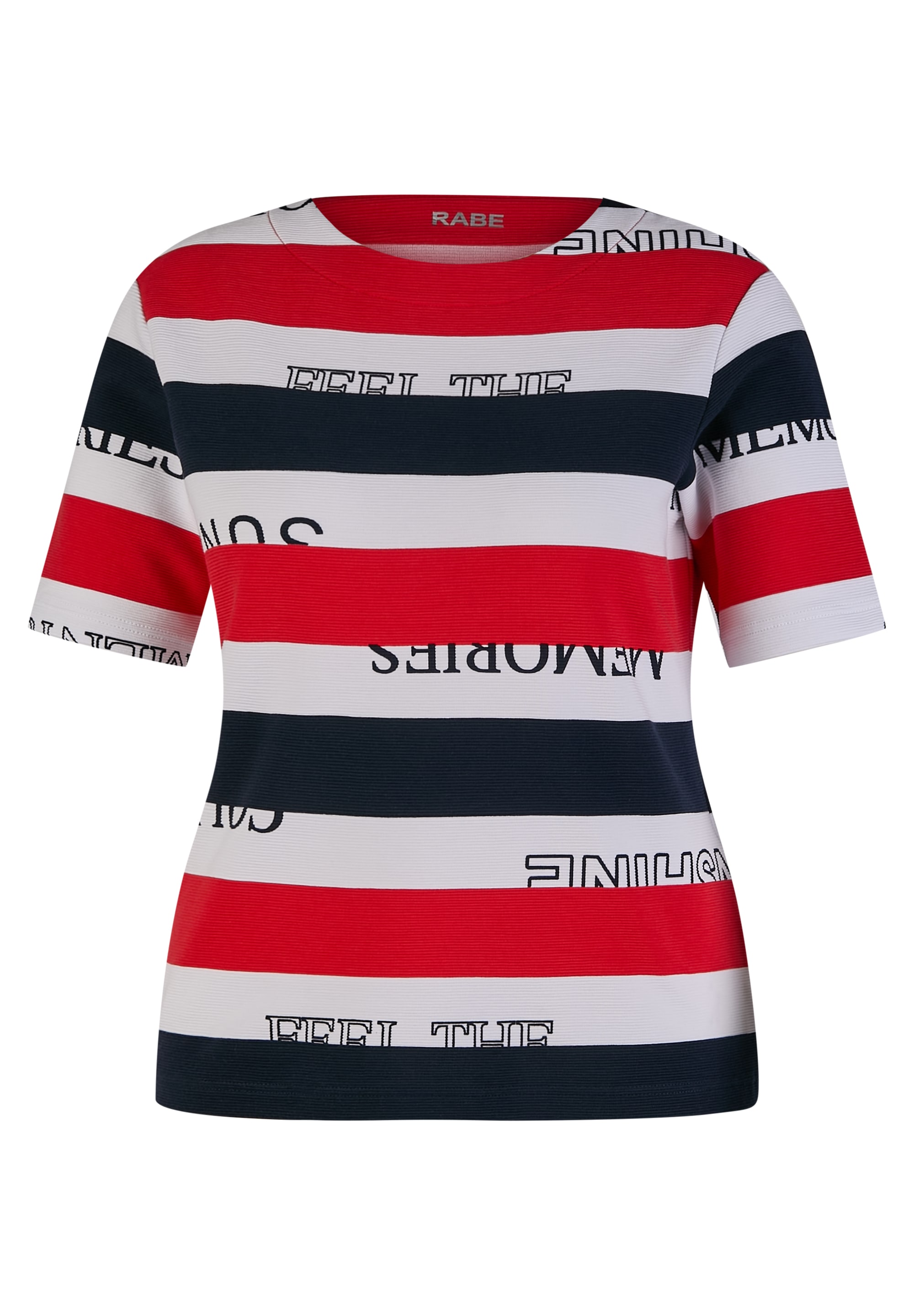 Rabe Rundhalsshirt, im Colorblocking-Design