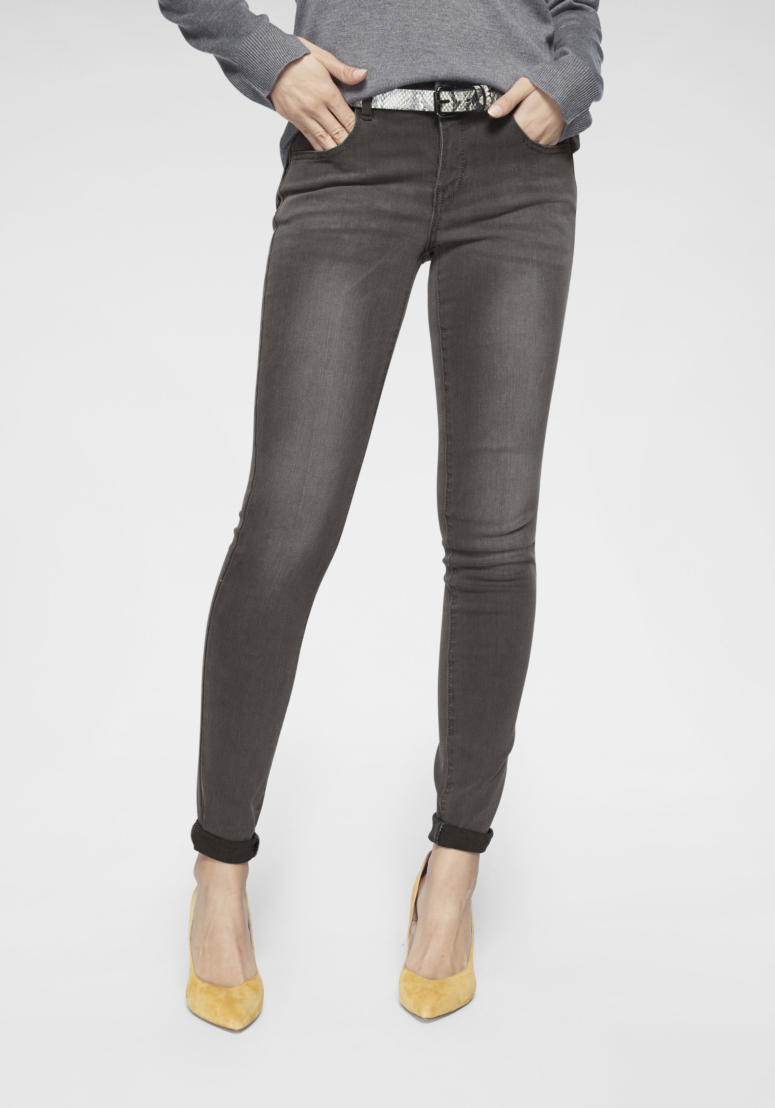 Skinny-fit-Jeans, im Five-Pocket-Style