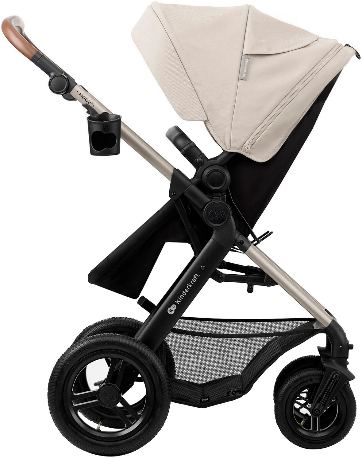 Kinderkraft Kombi-Kinderwagen »MOOV 2 4in1 AIR« 27 kg mit Luftreifen