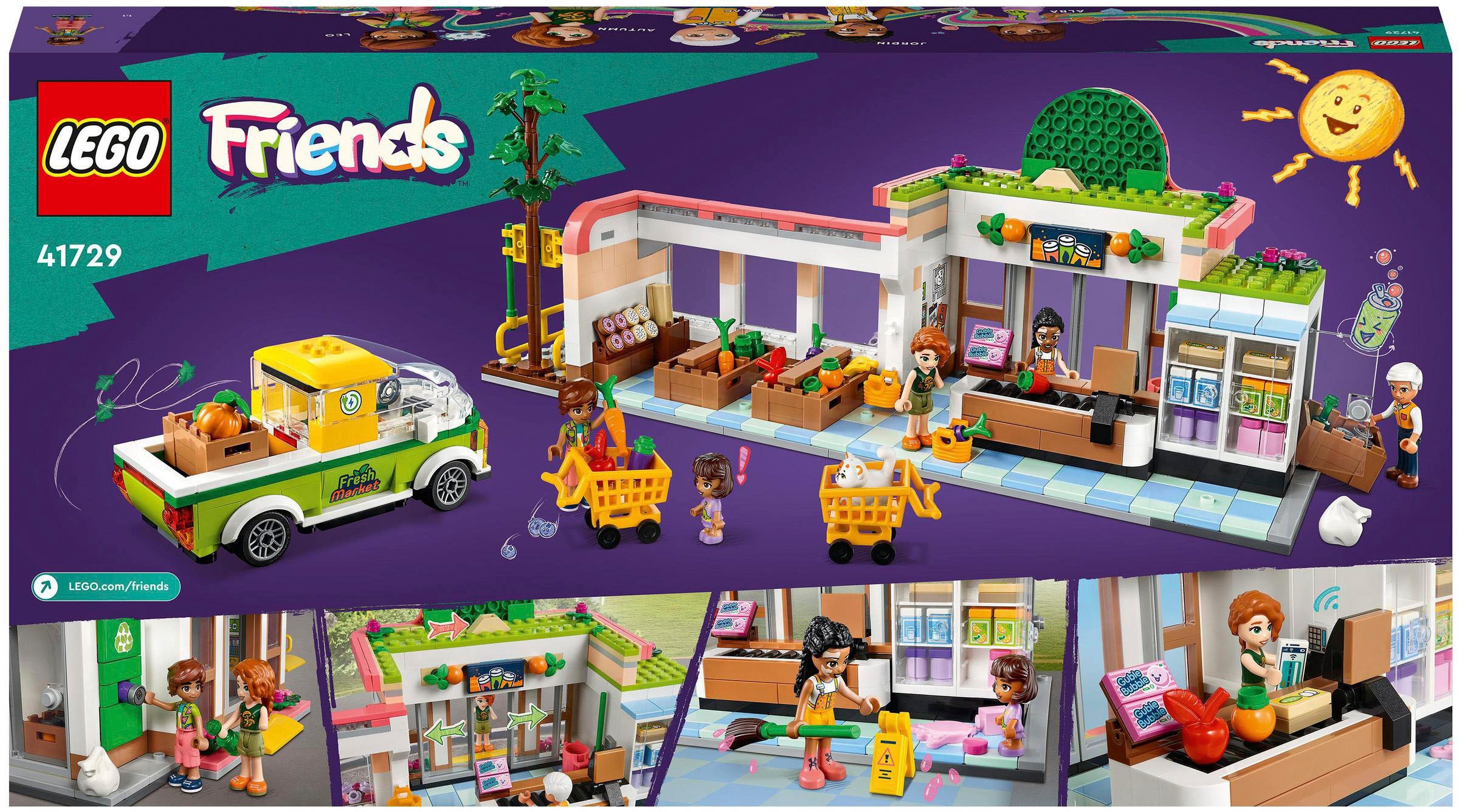 LEGO® Konstruktionsspielsteine »Bio-Laden (41729), LEGO® Friends«, (830 St.), Made in Europe