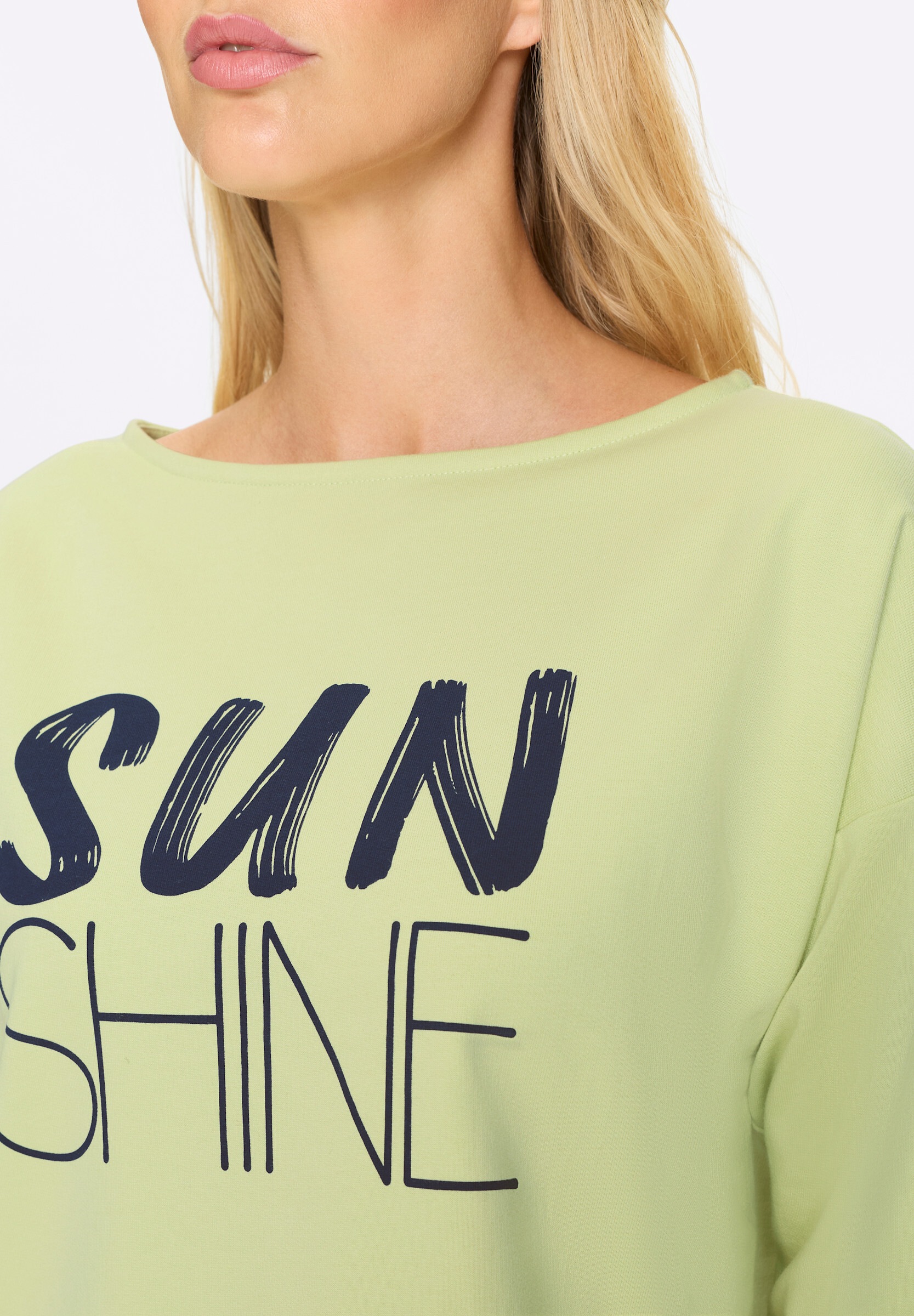 heine Sweatshirt »Sweatshirt Sweatshirt mit Schriftzug«
