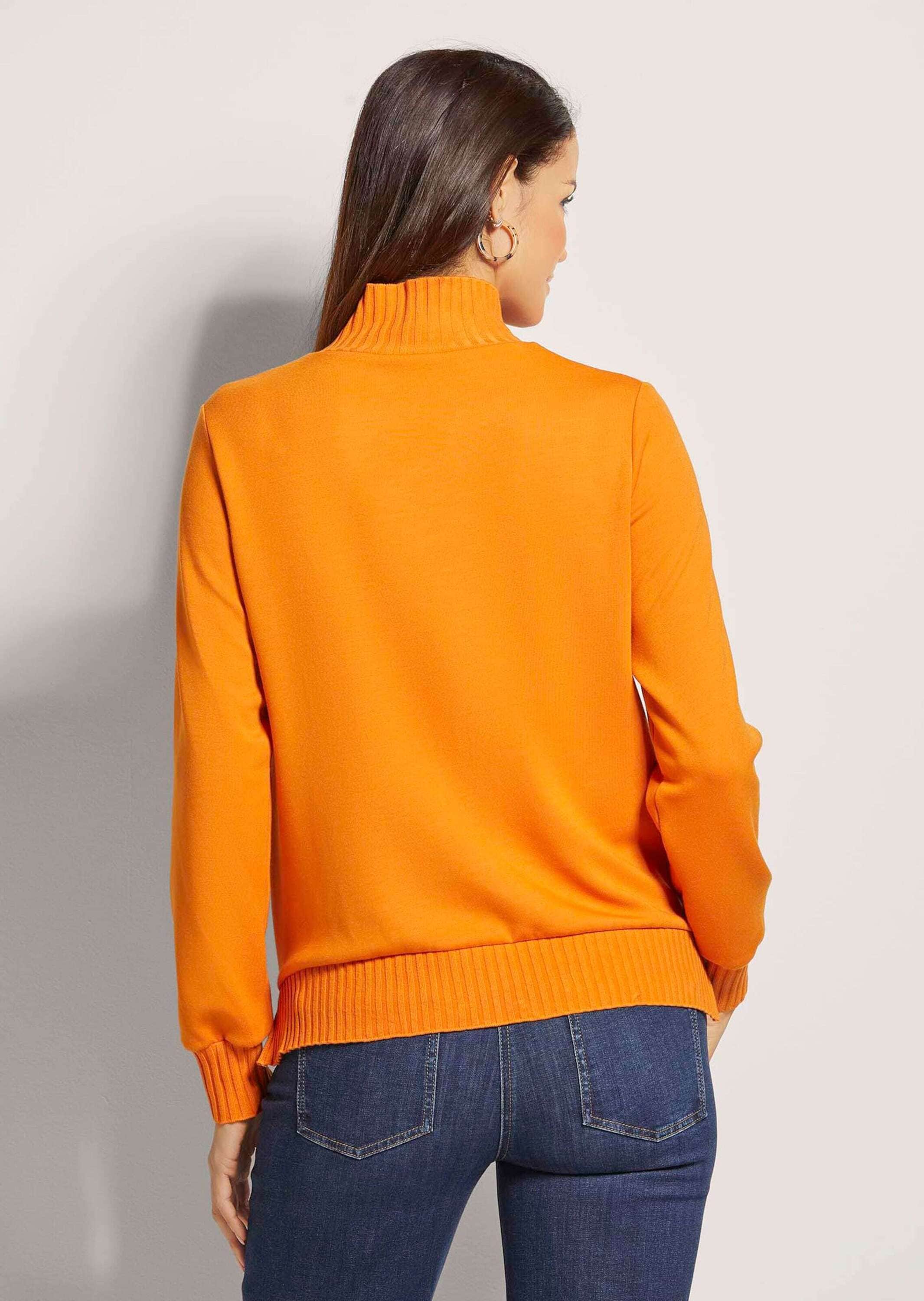 MADELEINE Langarmshirt »Sweatshirt Sweatshirt mit Rippenabschlüssen«