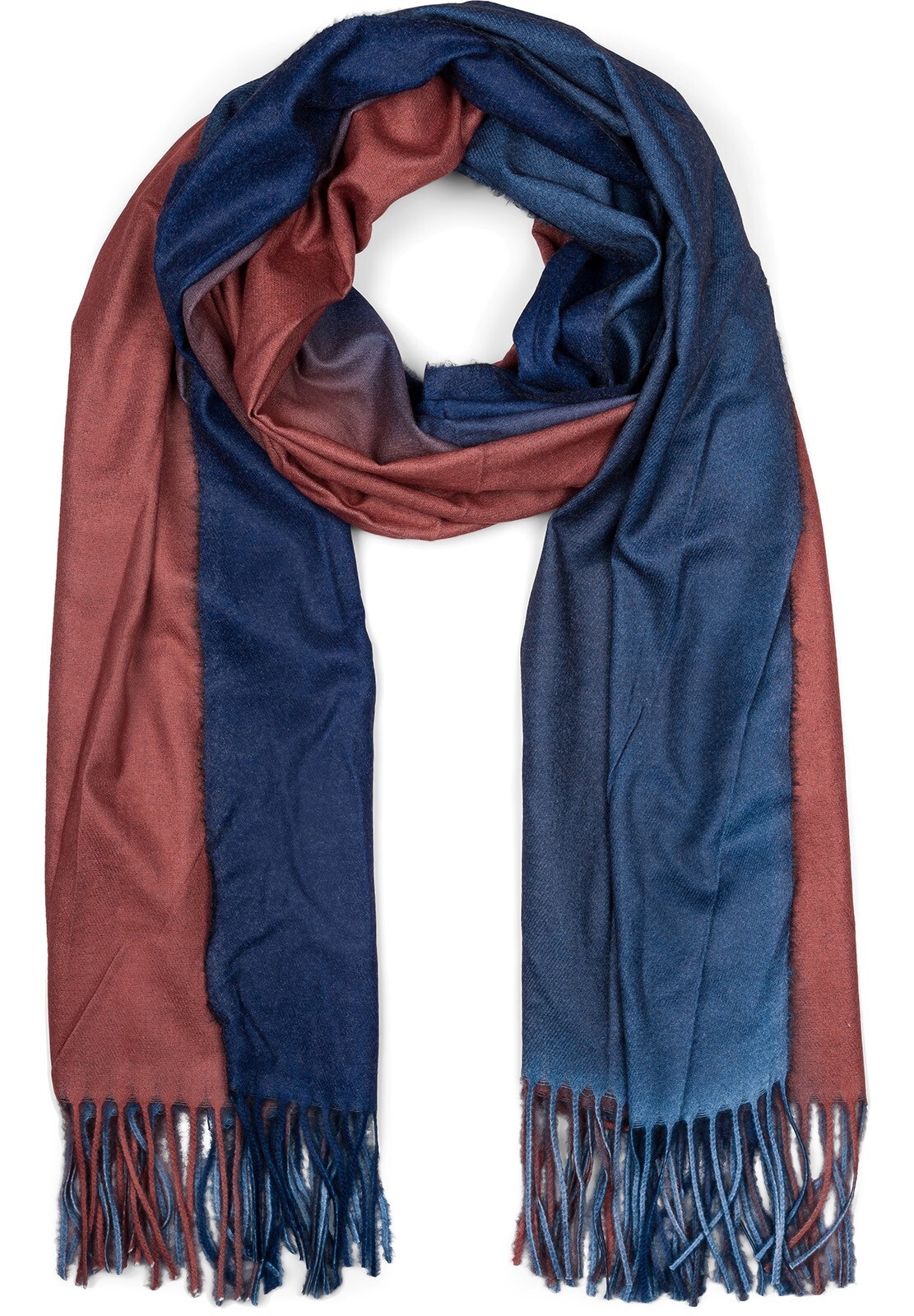 styleBREAKER Schal »Schal mit 2-Farbigem Farbverlauf« 1 Stk.