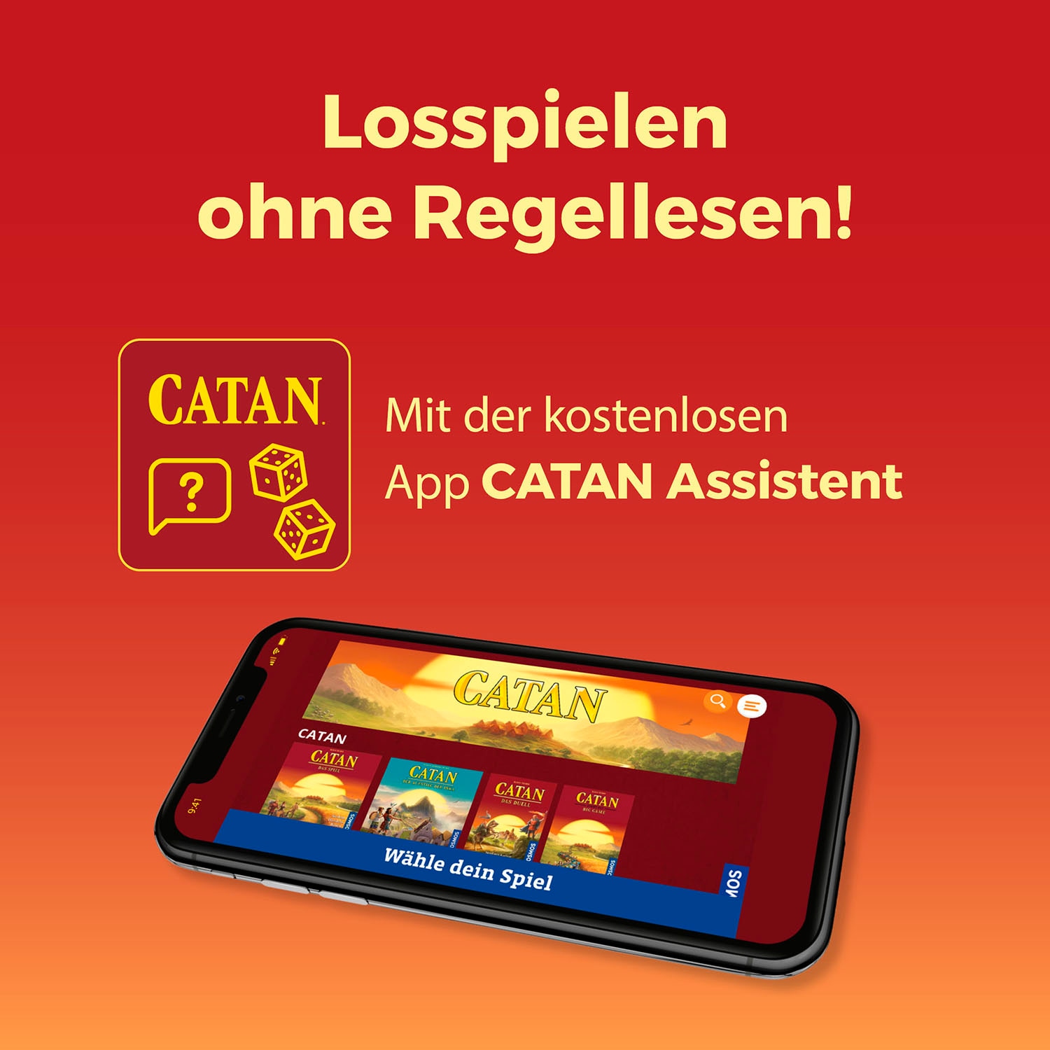 Kosmos Spiel »CATAN Das Spiel«, Made in Germany