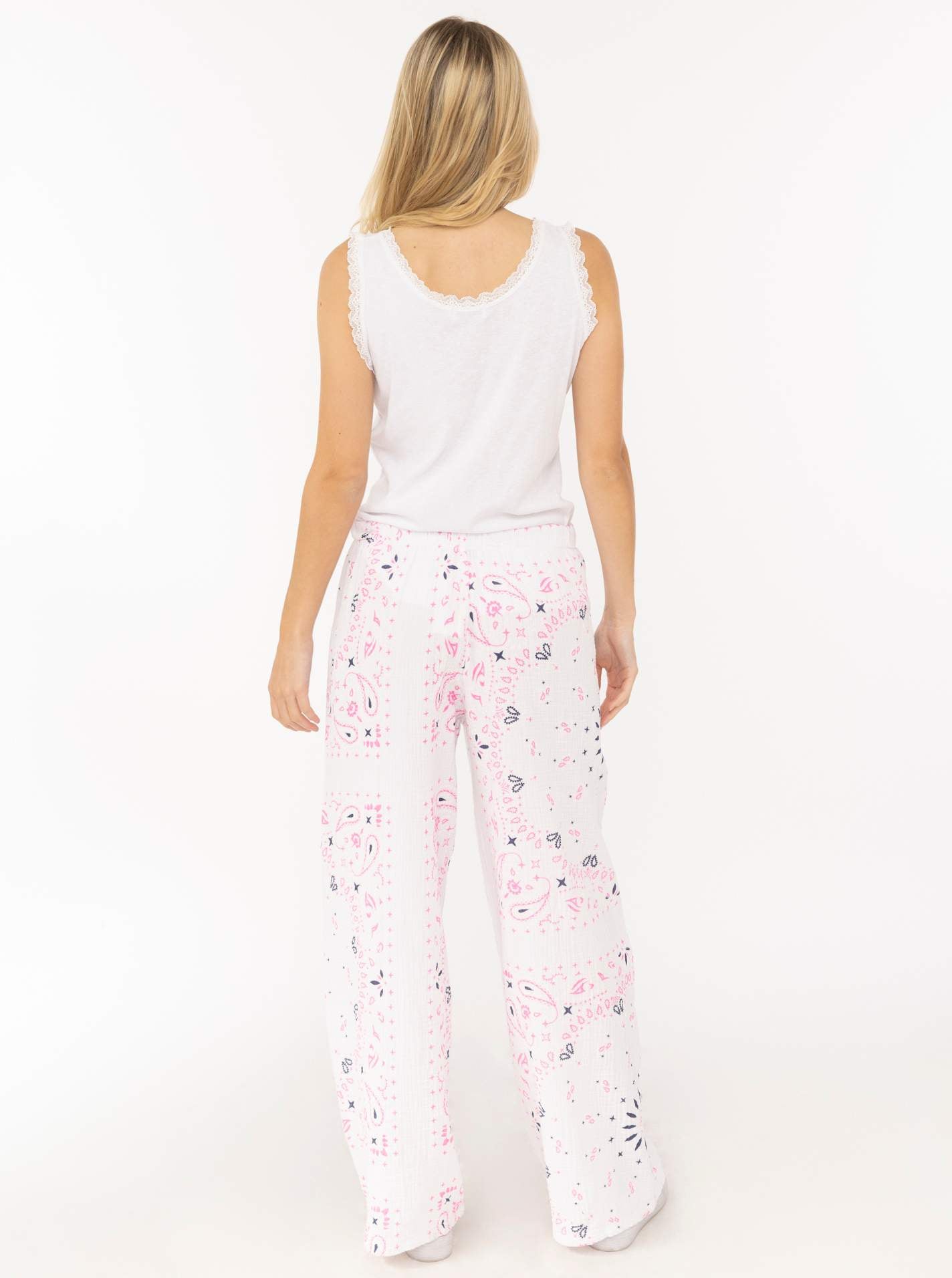 Zwillingsherz Stoffhose »"Paisley Dreams"«  Paisley Muster, elastischer Bund mit Kordel, Musselin