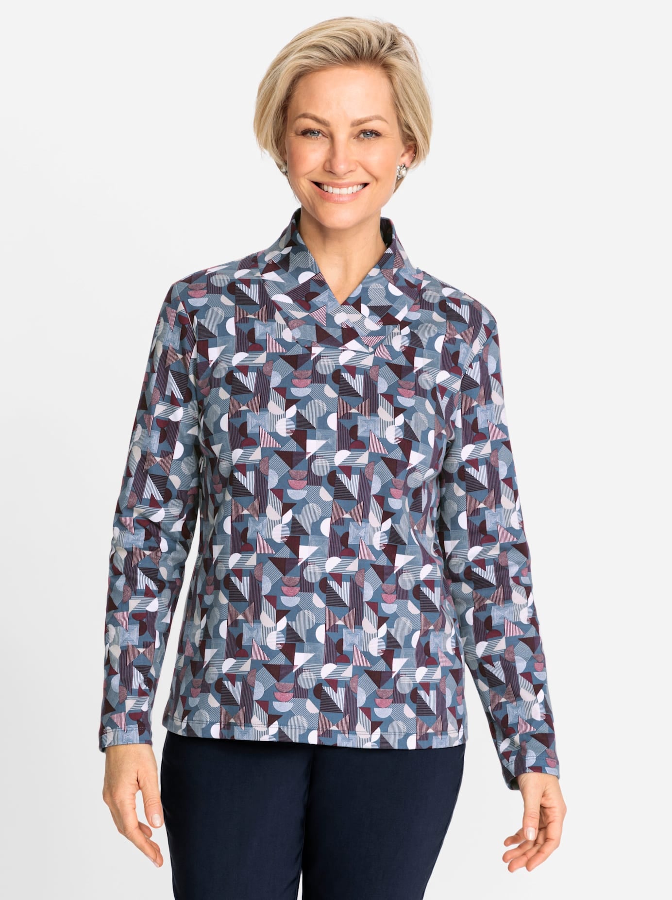 Classic V-Shirt »Shirt«, (1 tlg.)
