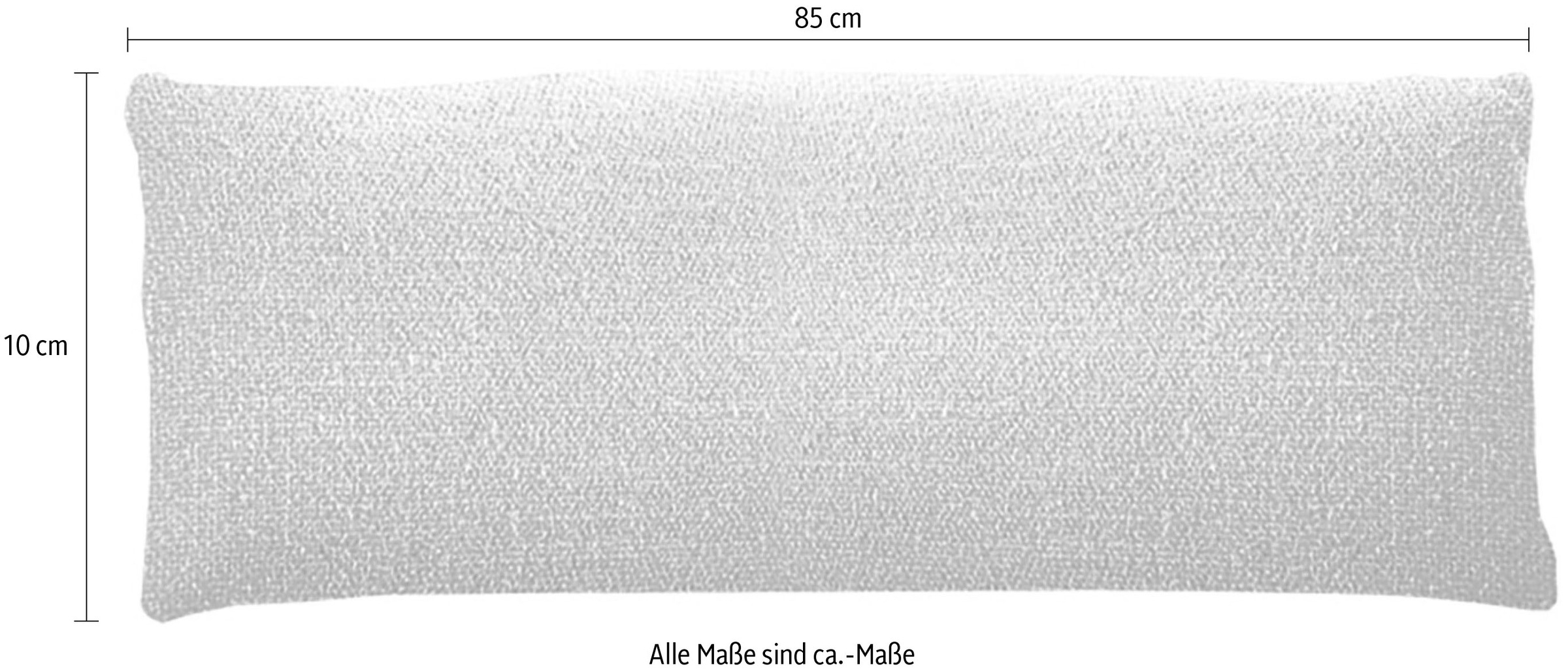 Home affaire Dekokissen »Liora, Nierenkissen XL, Breite 85 cm« passend zur Liora-Serie, extra Rückenstütze & optisches Highlight