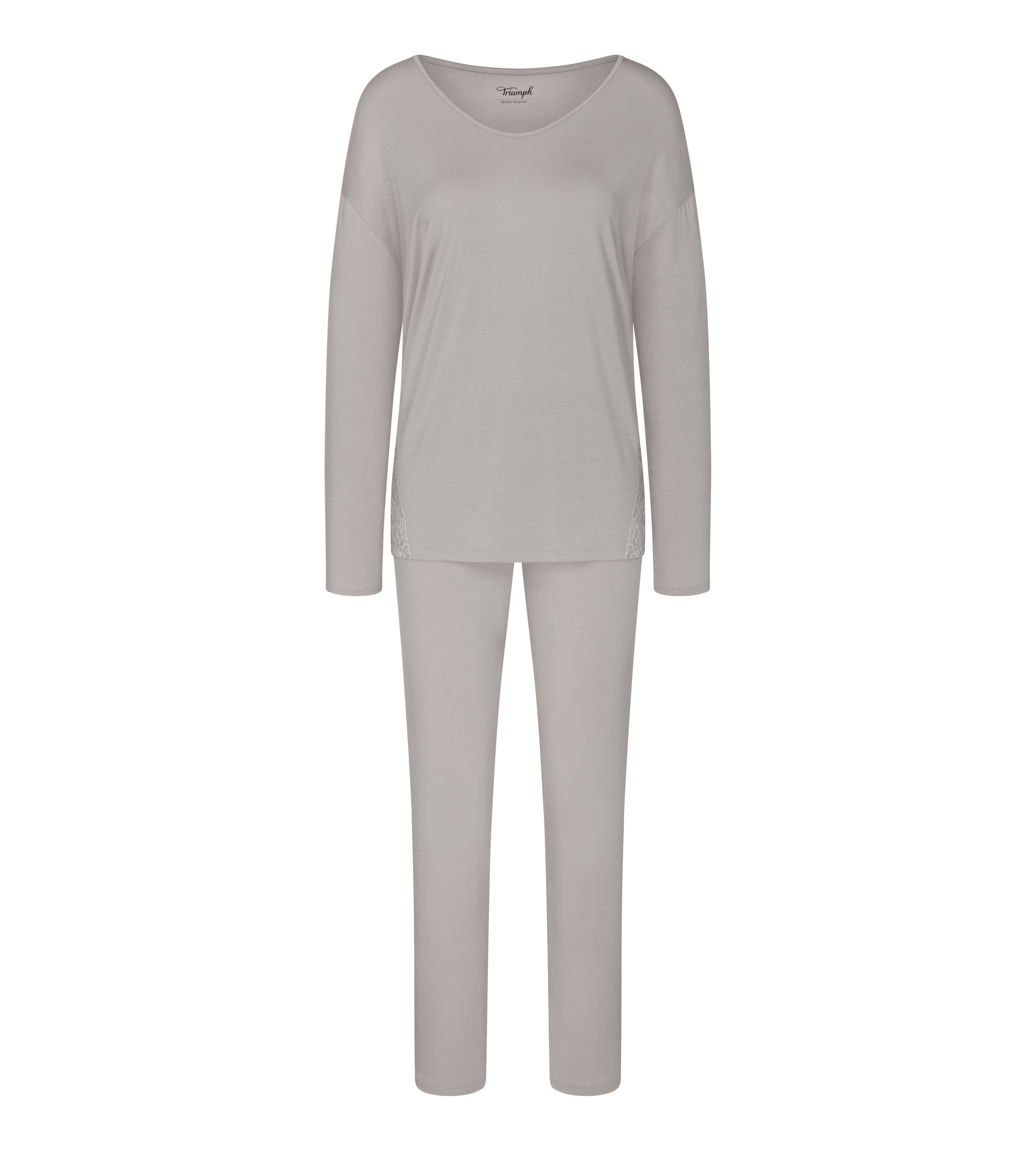 Triumph Pyjama »Timeless Sensuality PK LSL«, (2 tlg.), atumgsaktiv und weich