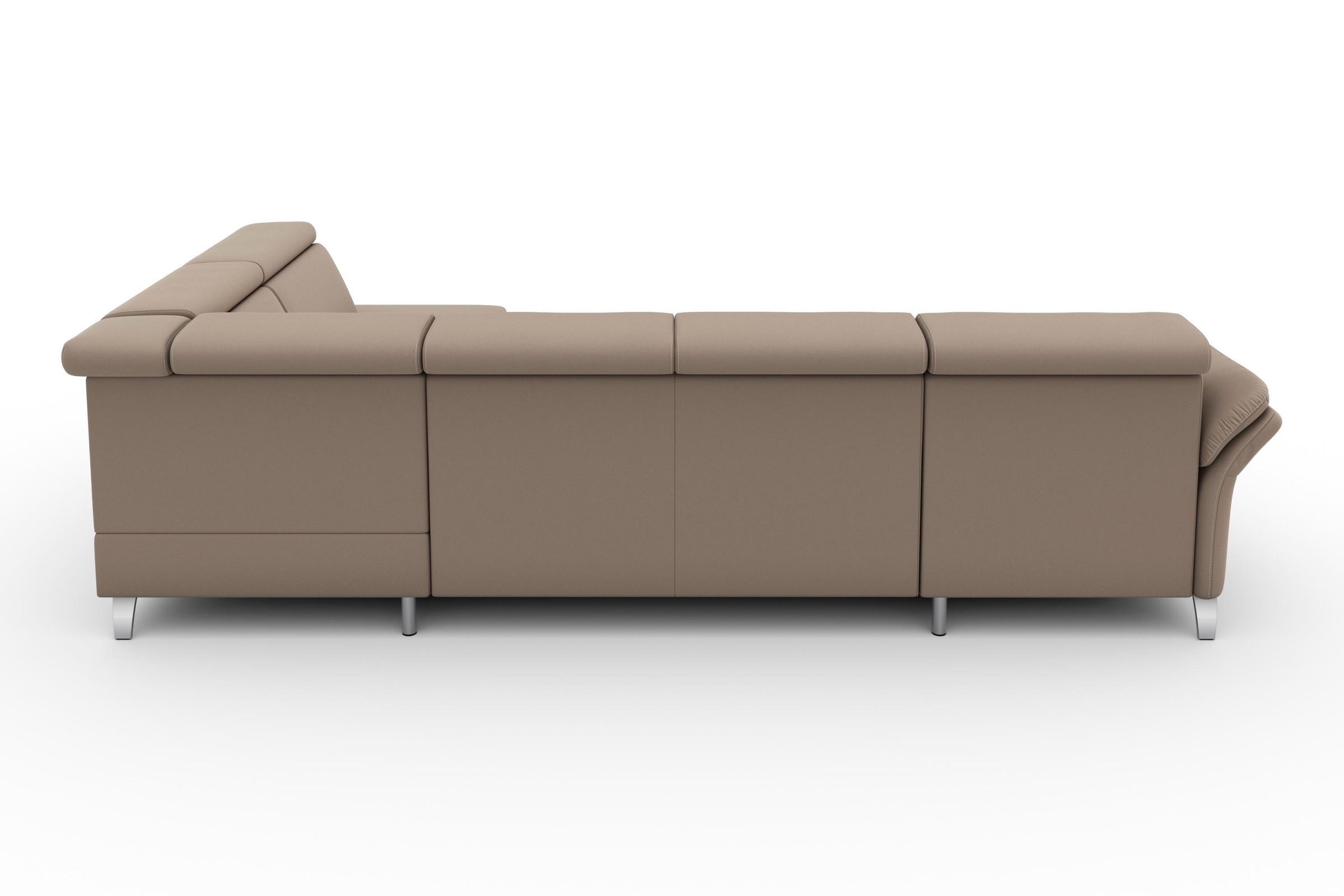 sit&more Wohnlandschaft »Vincenzo U-Form«, inklusive Kopfteilverstellung, wahlweise mit Bettfunktion, Bettkasten