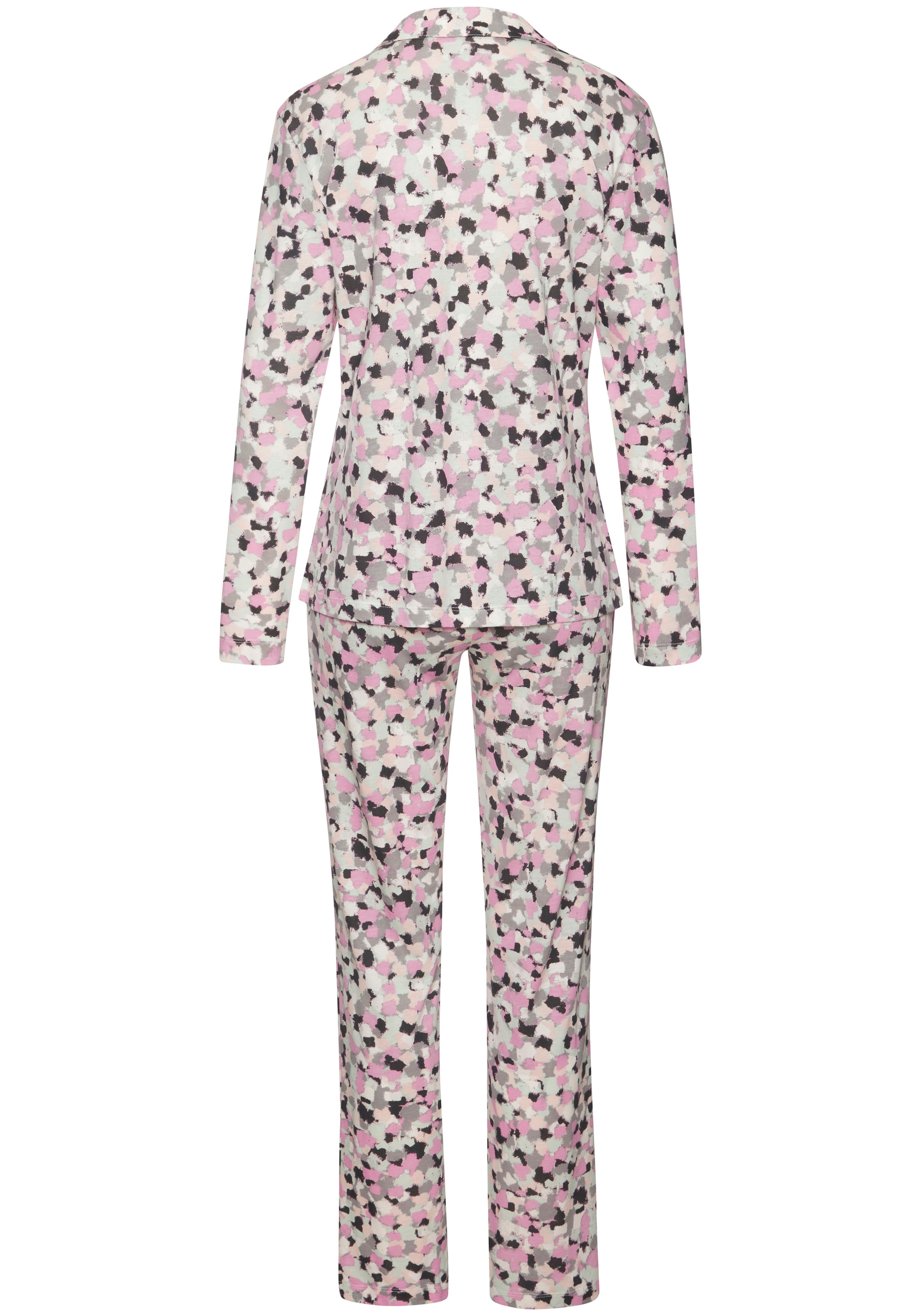 Vivance Dreams Pyjama 2-teilig, 2 tlg. mit Aquarell-Muster