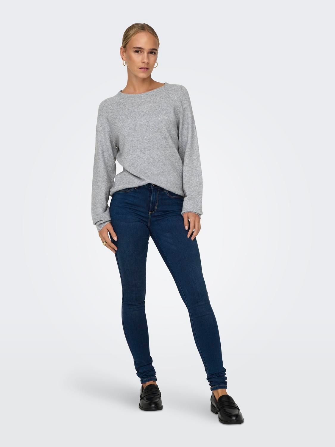 ONLY Rundhalspullover »ONLRICA LIFE L/S PULLOVER KNT NOOS«